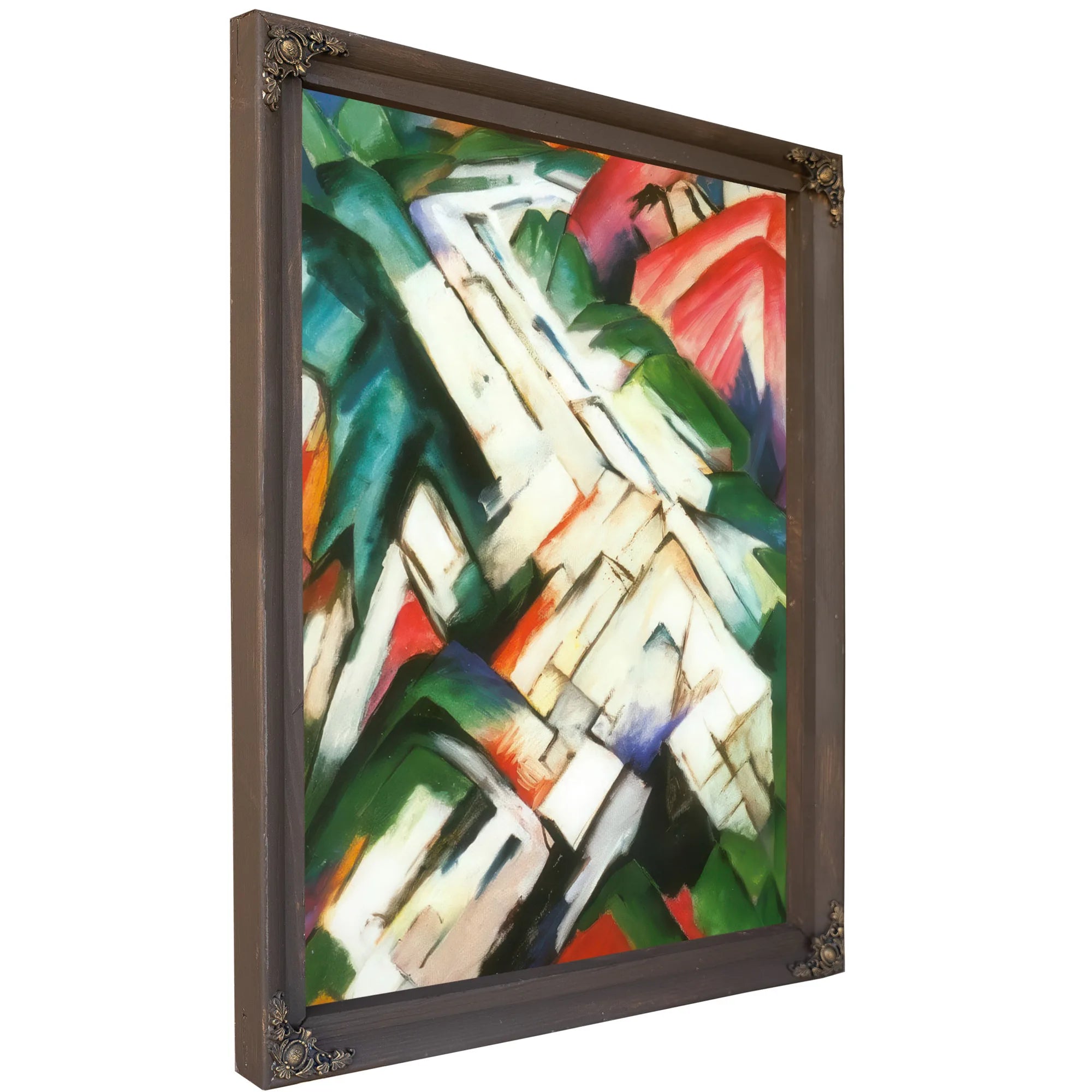 Mountains By Franz Marc Fine Art Print