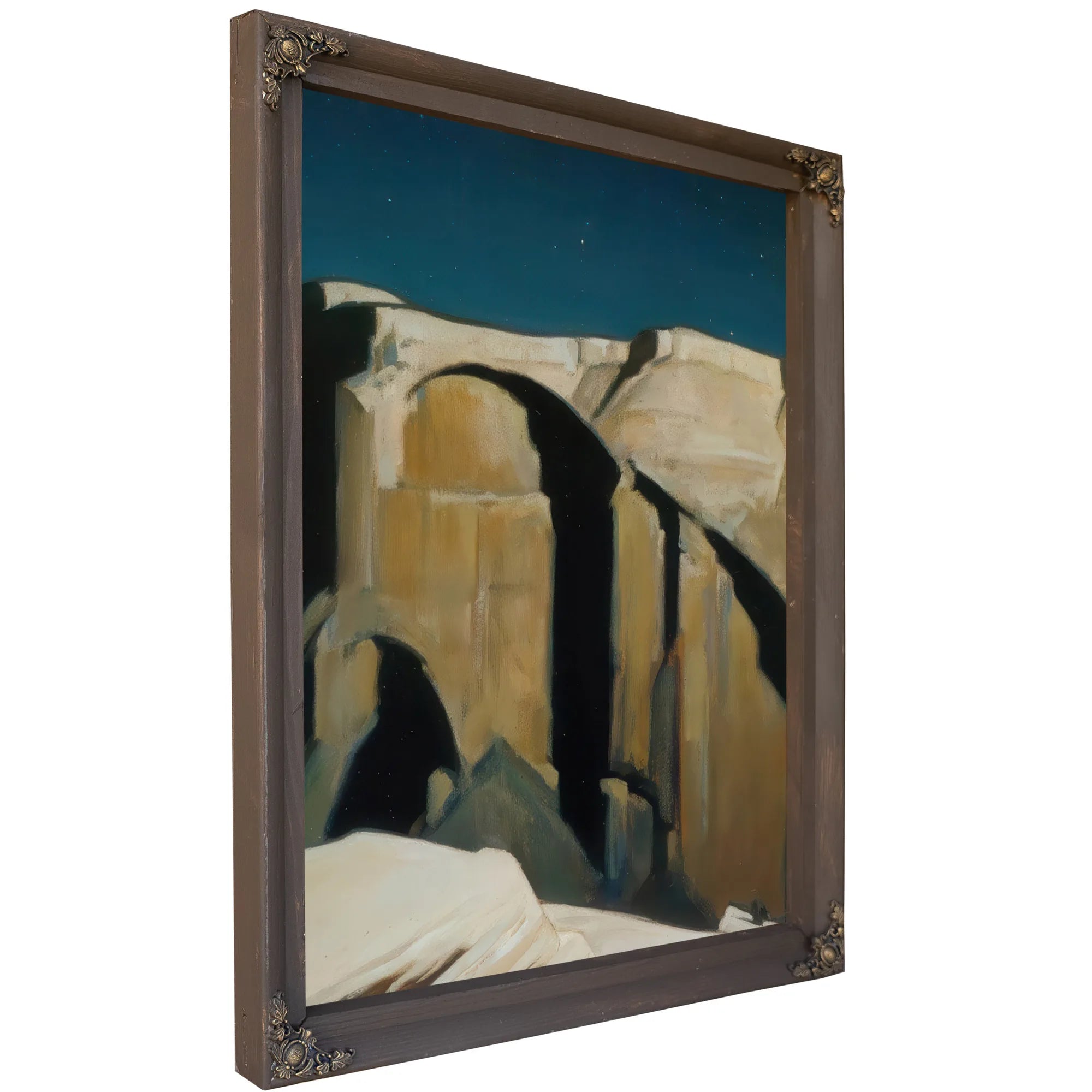 Moonlight Over Zion By Maynard Dixon Fine Art Print
