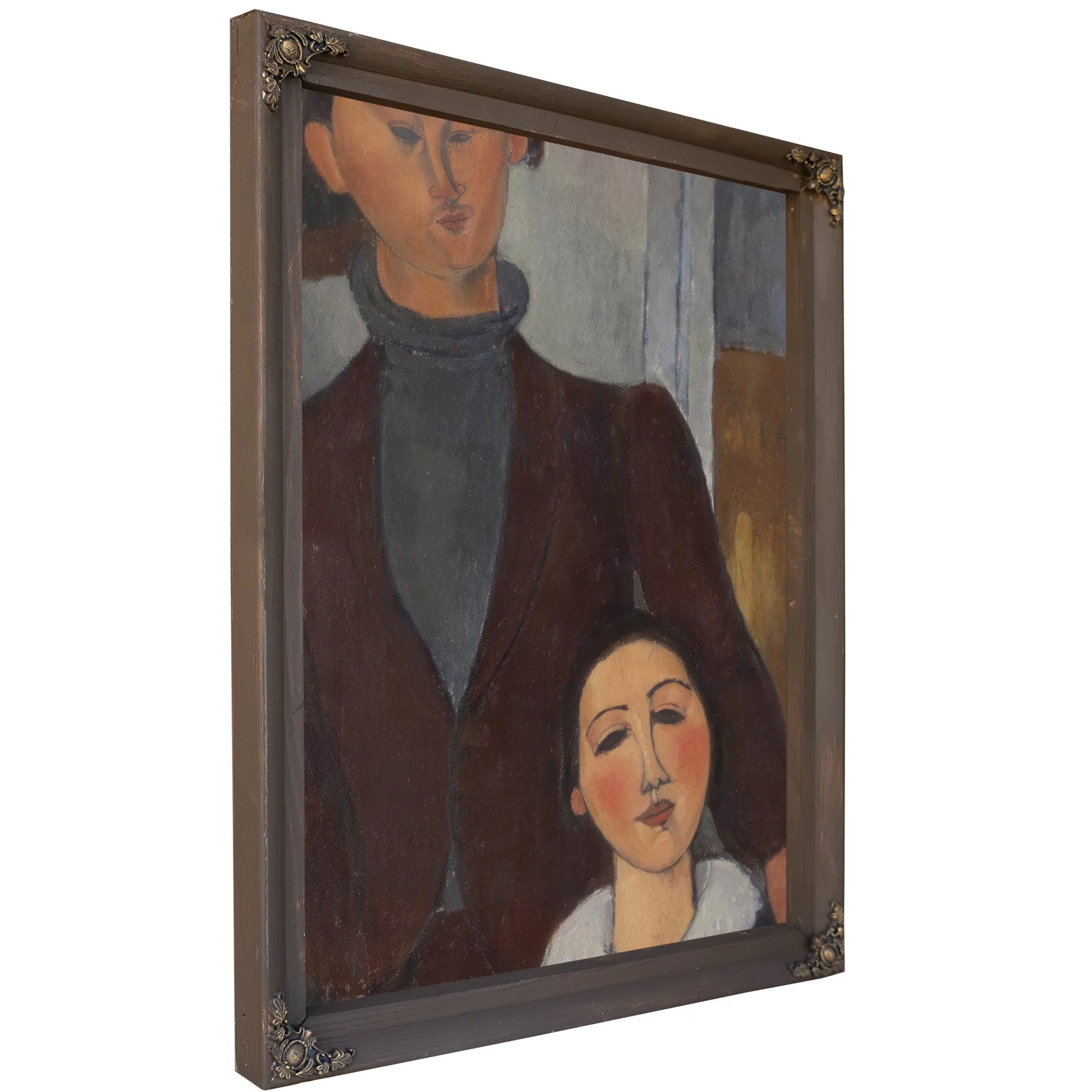 Jacques And Berthe Lipchitz By Amedeo Modigliani Fine Art Print