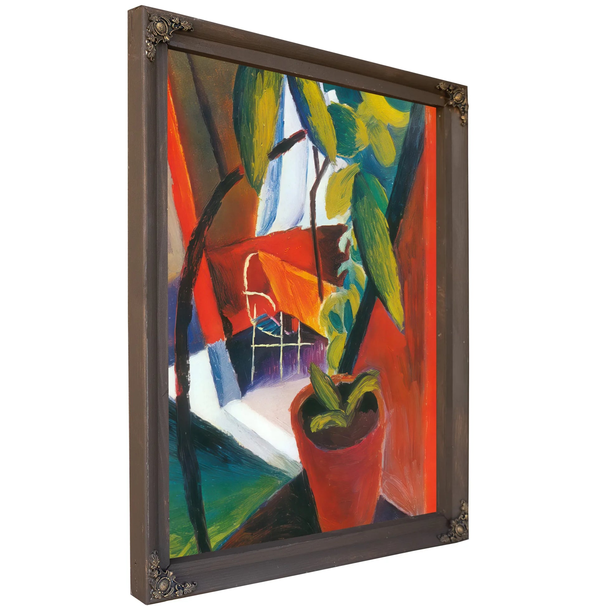 A Look Into Summer House By August Macke Fine Art Print