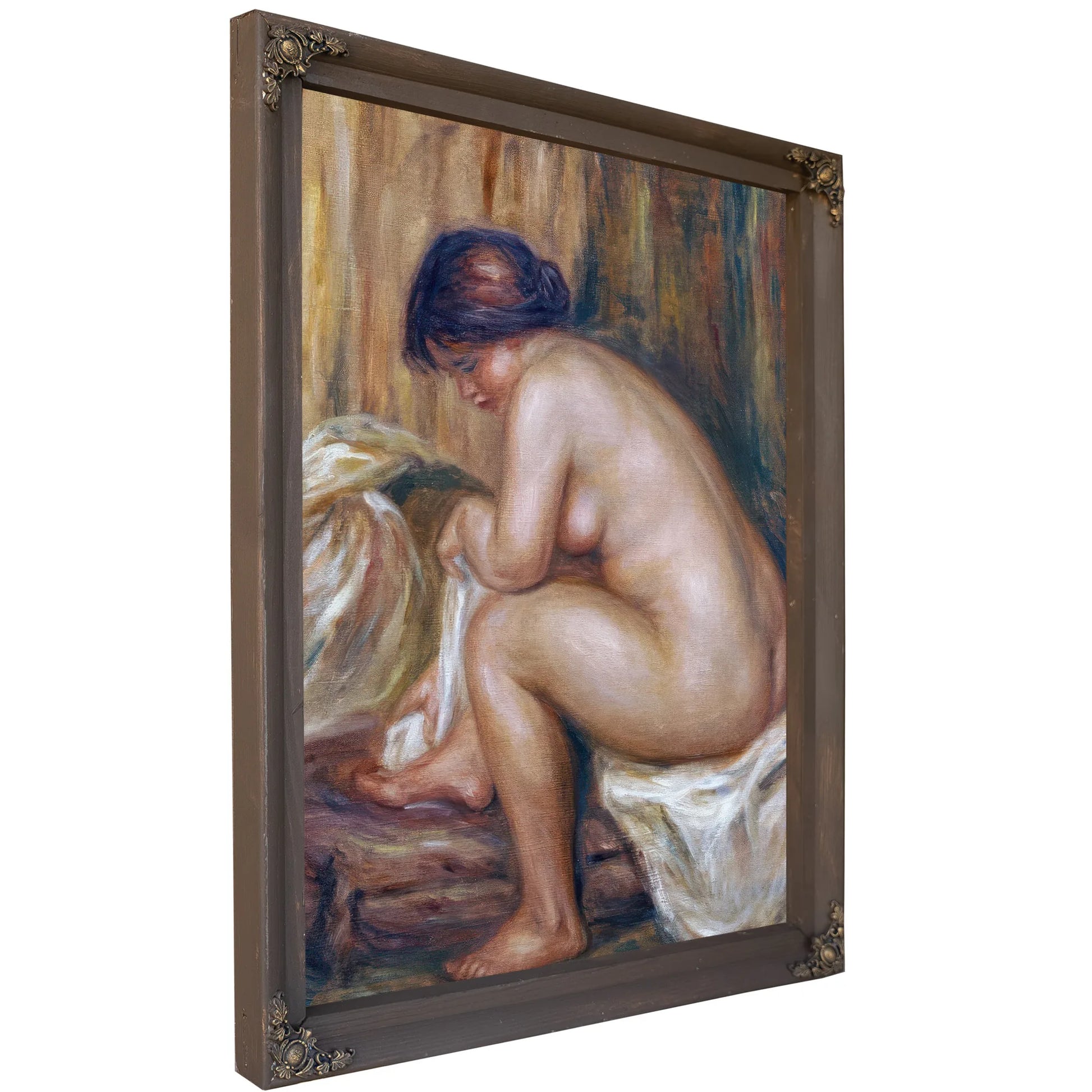 After The Bath By Pierre Auguste Renoir Fine Art Print