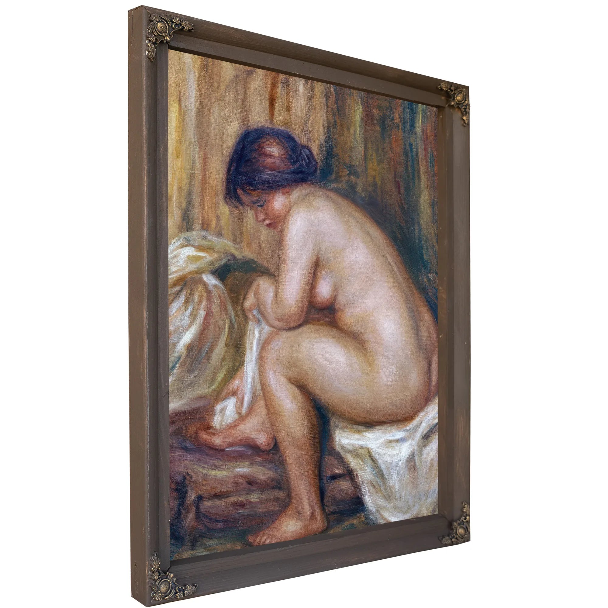 After The Bath By Pierre Auguste Renoir Fine Art Print