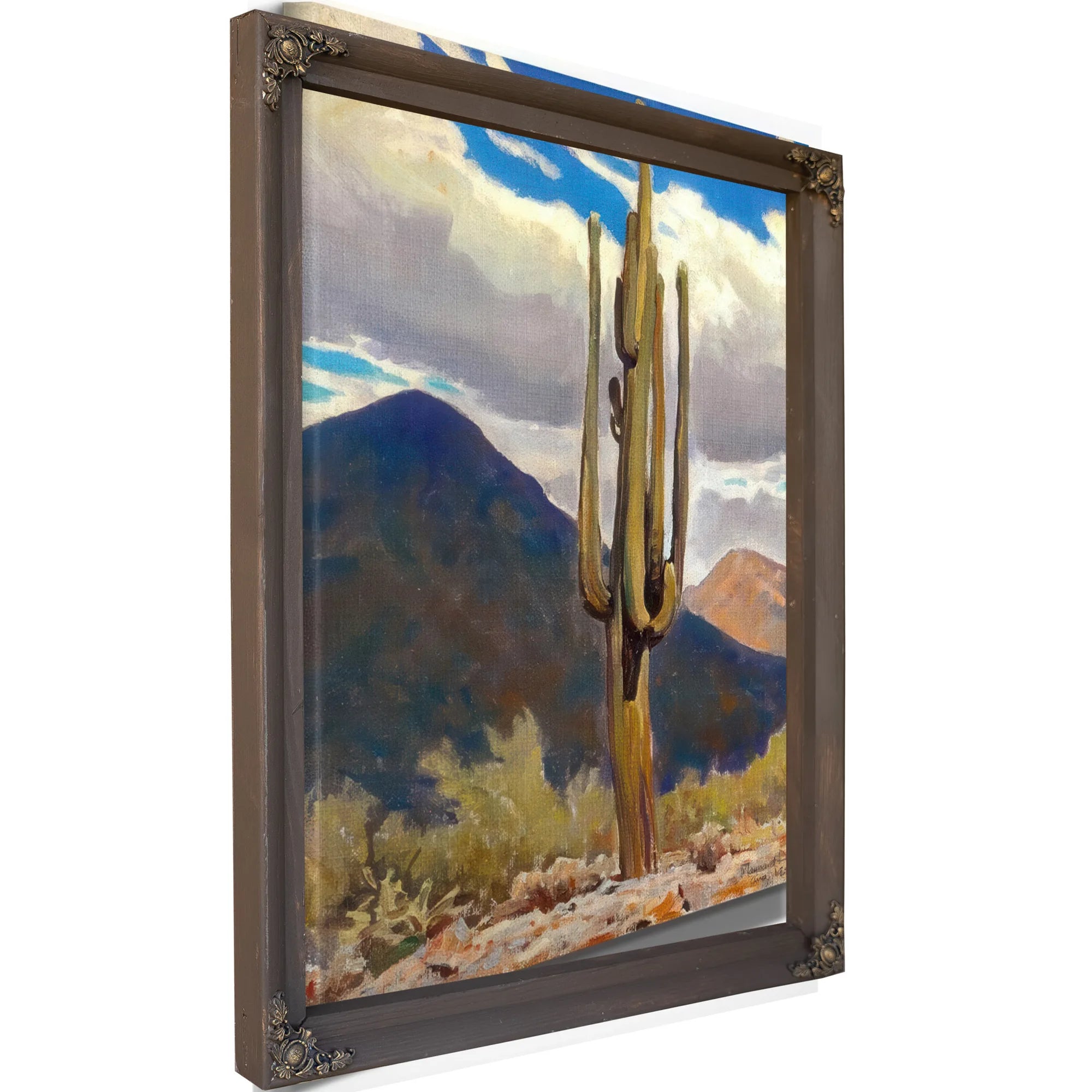 The Saguaro By Maynard Dixon Fine Art Print