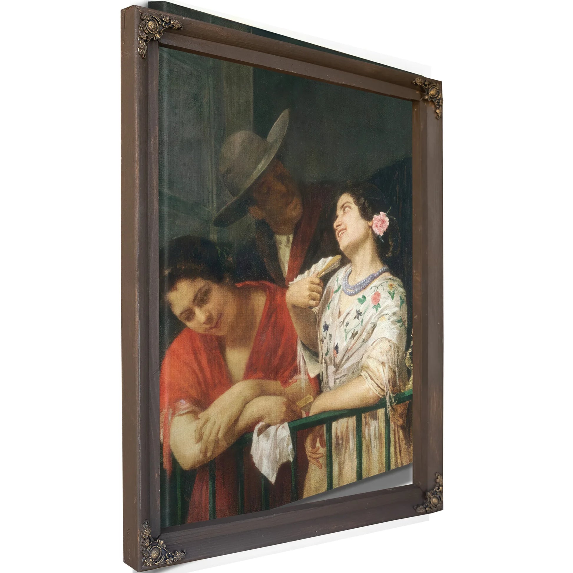 On The Balcony By Mary Cassatt Fine Art Print