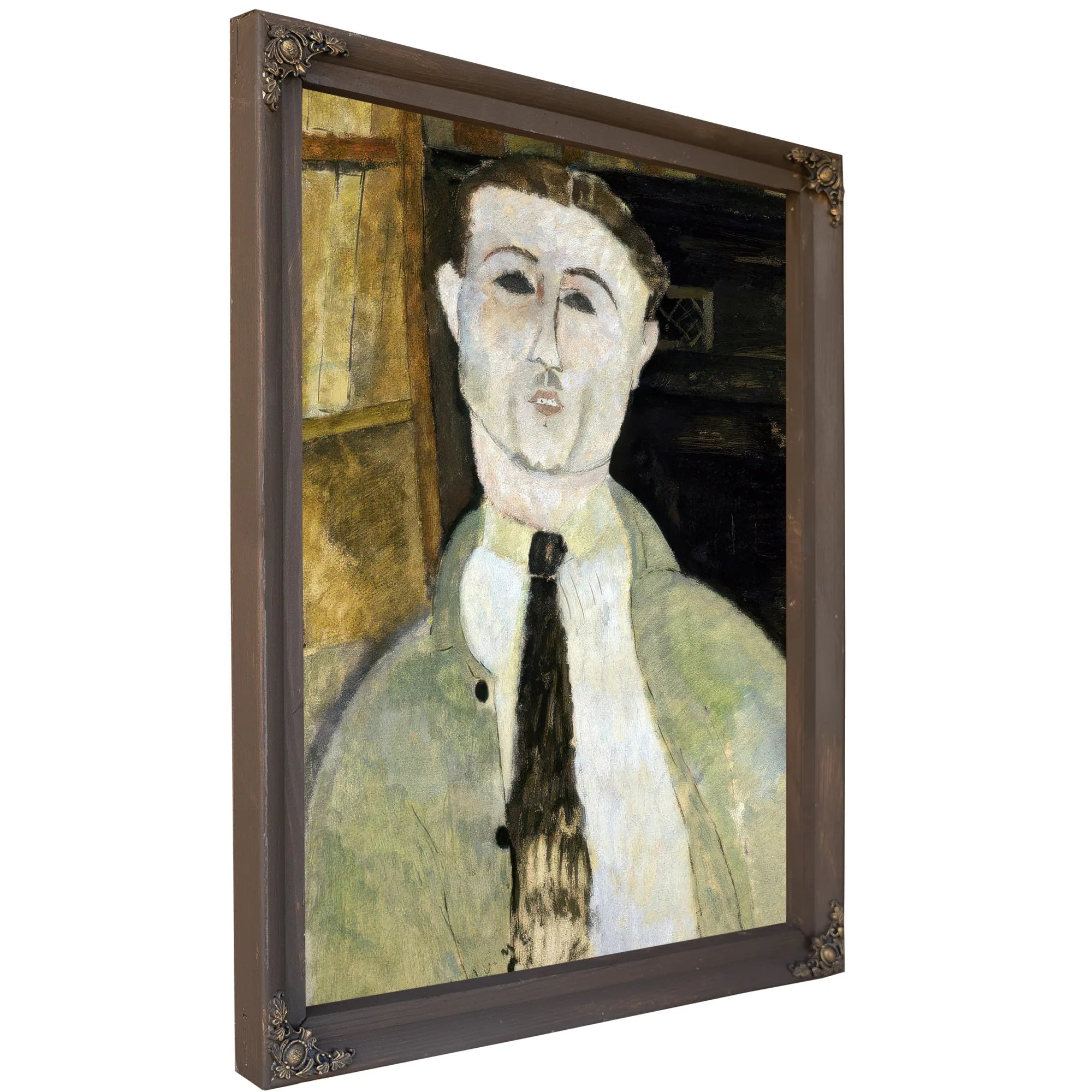 Paul Guillaume By Amedeo Modigliani Fine Art Print
