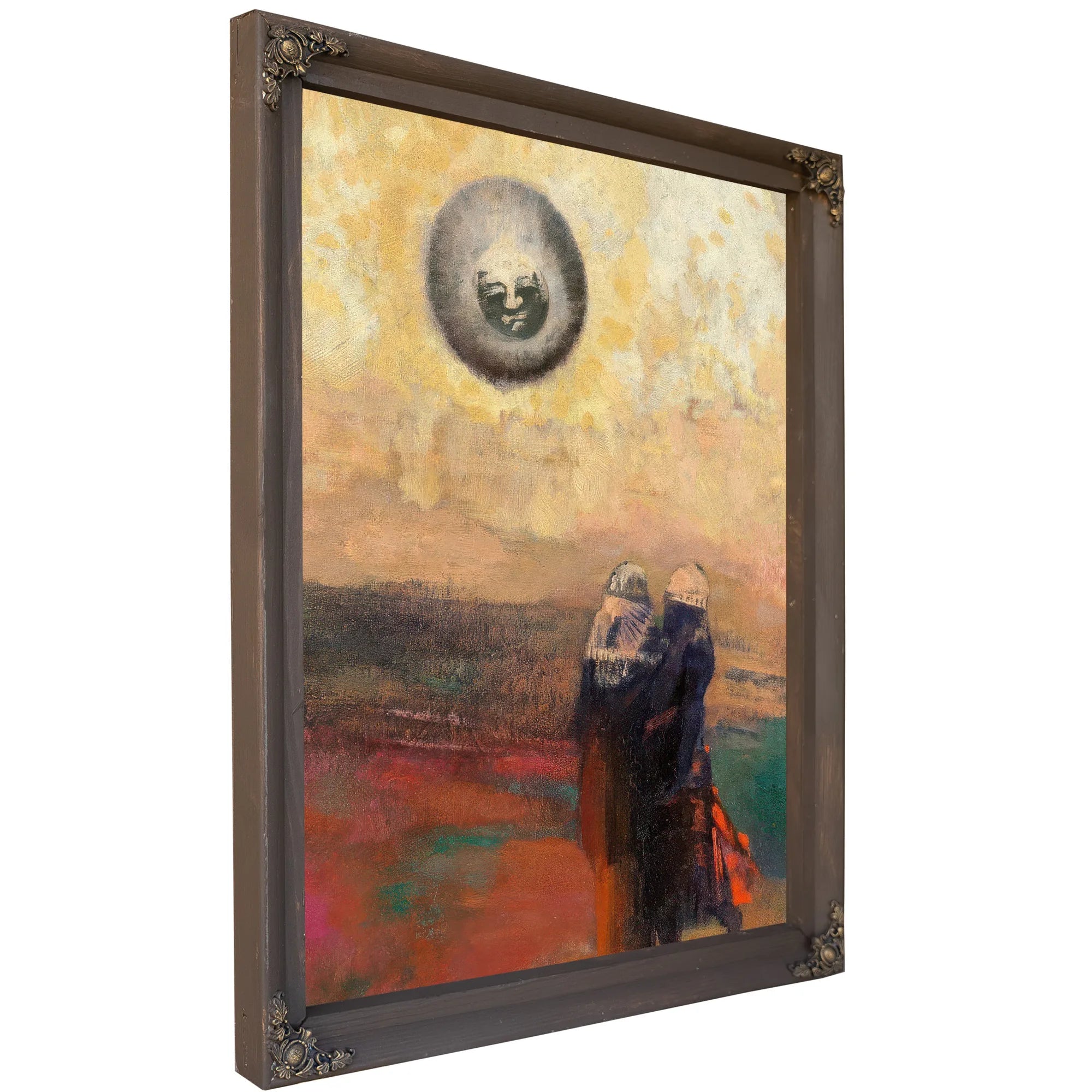 The Black Sun By Odilon Redon Fine Art Print