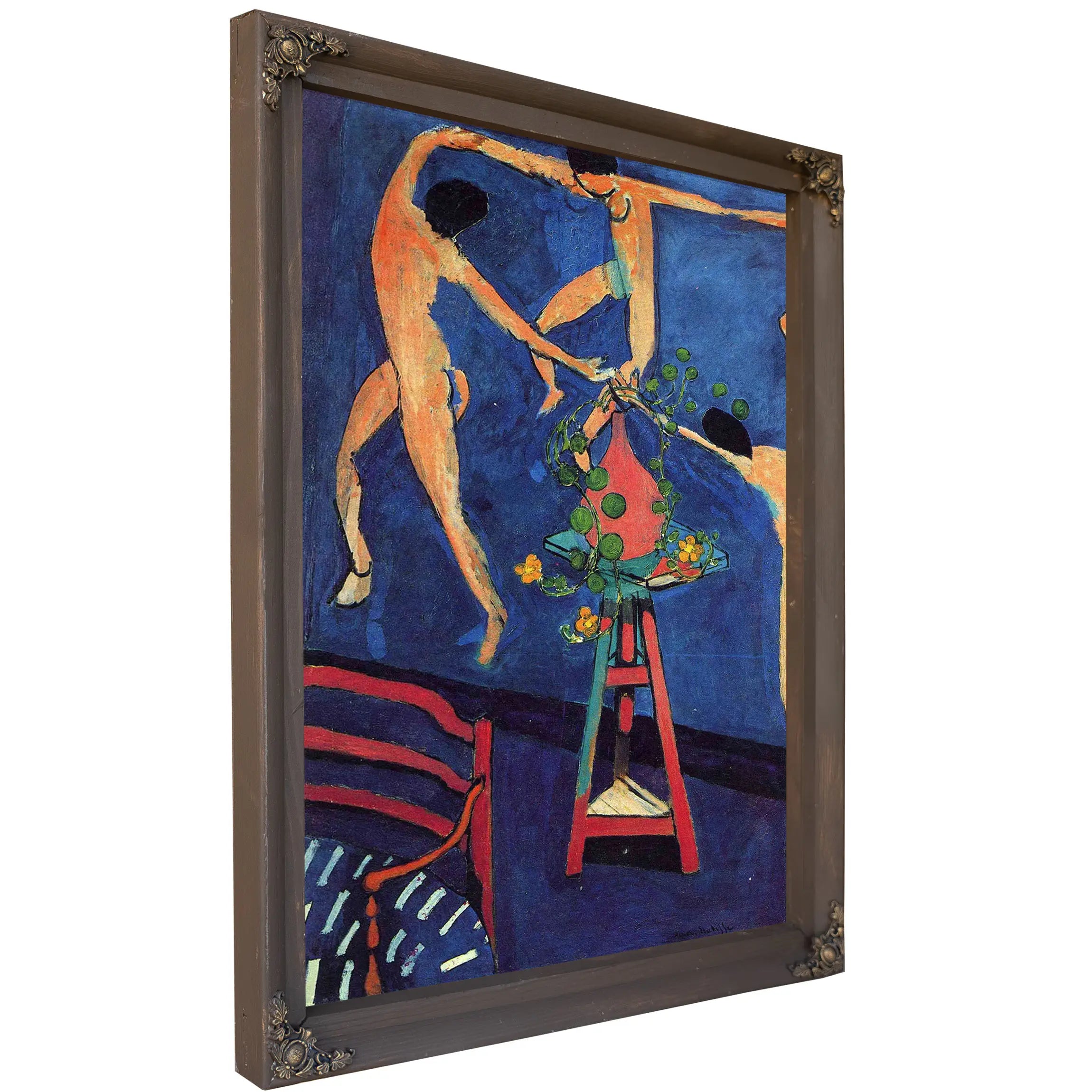 Nasturtiums With The Painting Dance  by Henri Matisse