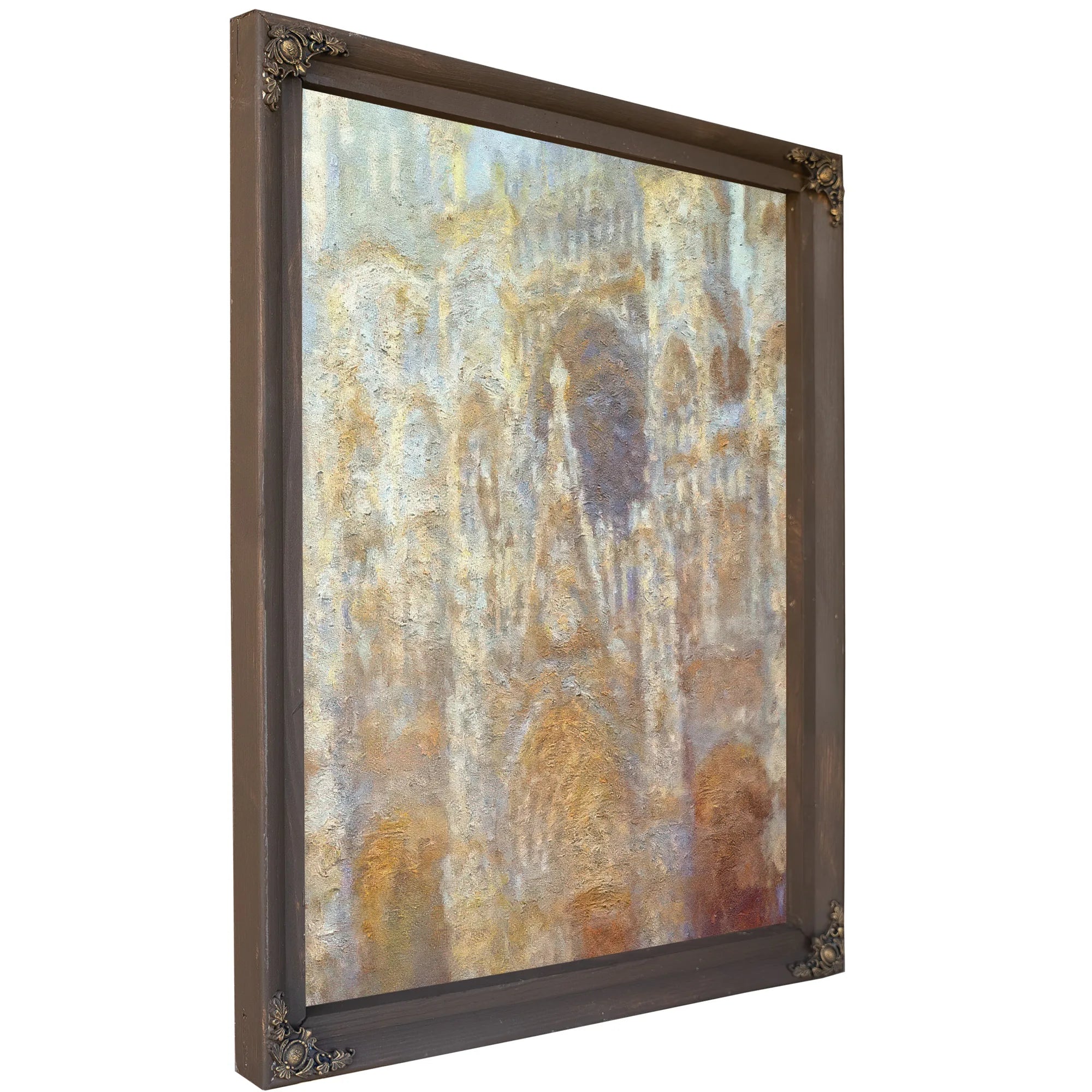 Rouen Cathedral Frist Light By Claude Monet Fine Art Print