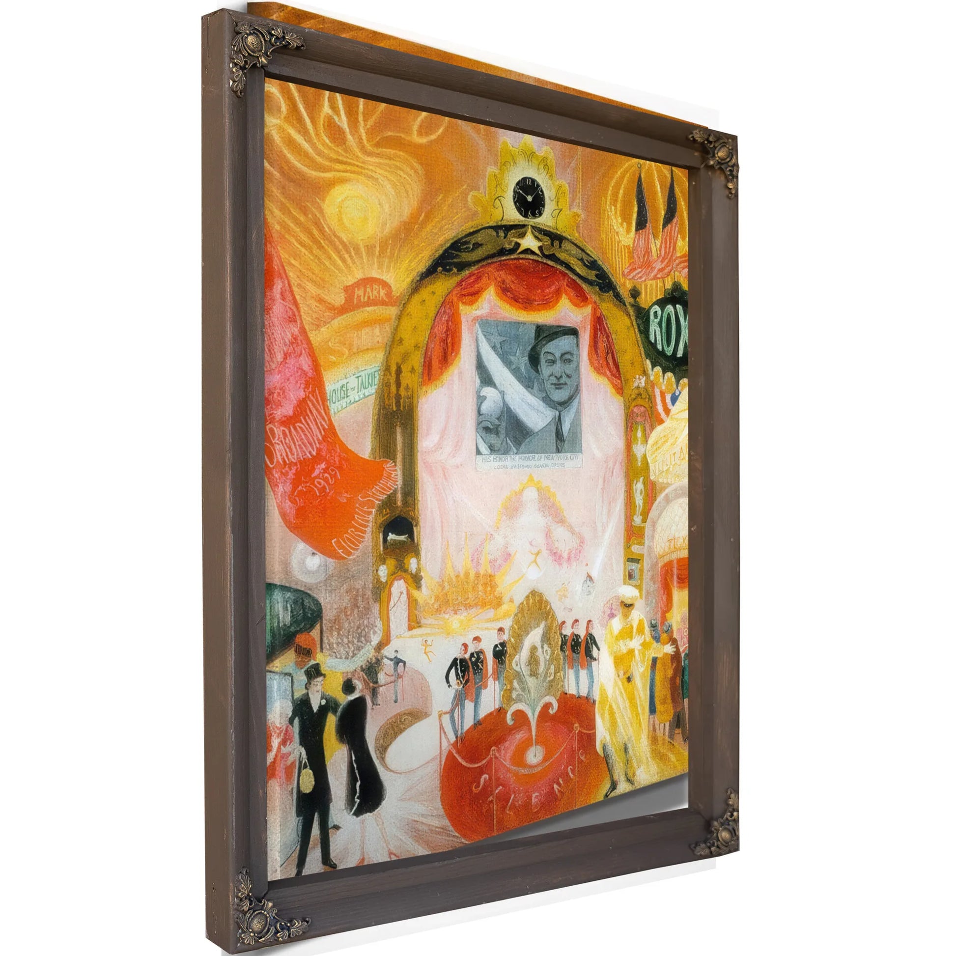The Cathedrals Of Broadway By Florine Stettheimer Fine Art Print
