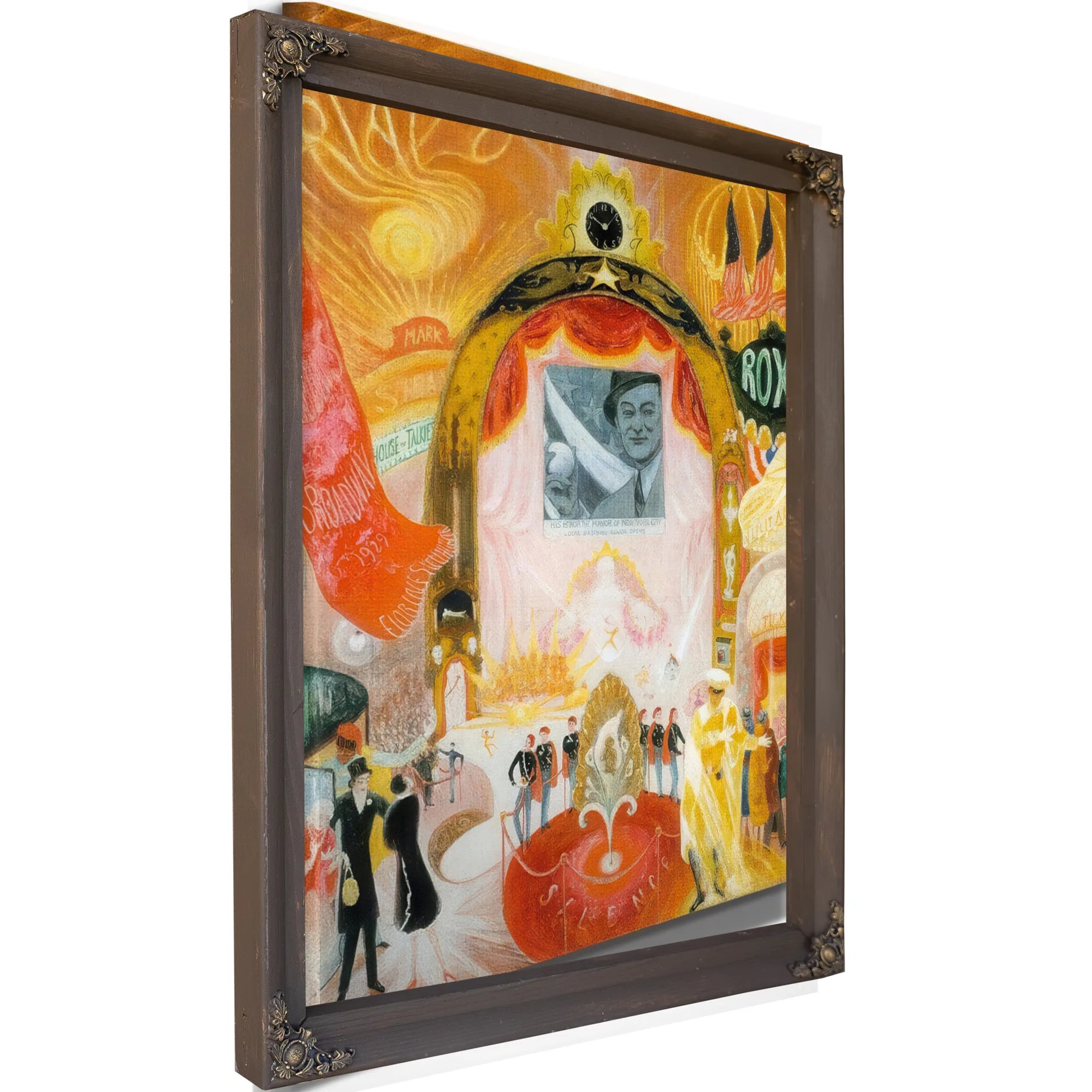 The Cathedrals Of Broadway By Florine Stettheimer Fine Art Print