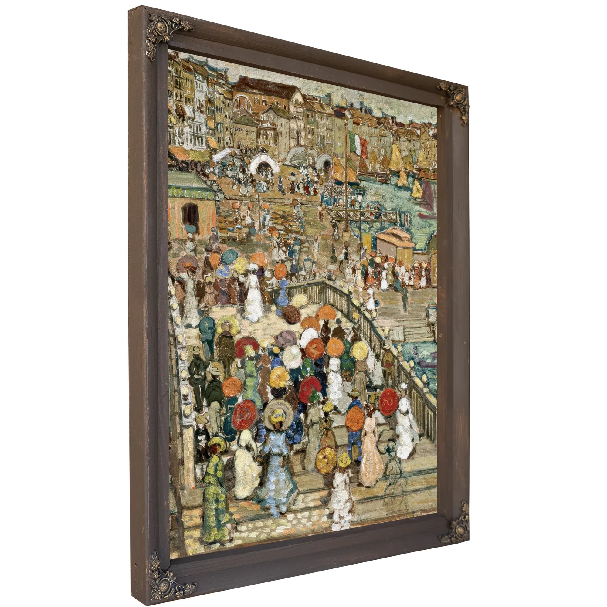 Ponte Della Paglia By Maurice Brazil Prendergast Fine Art Print
