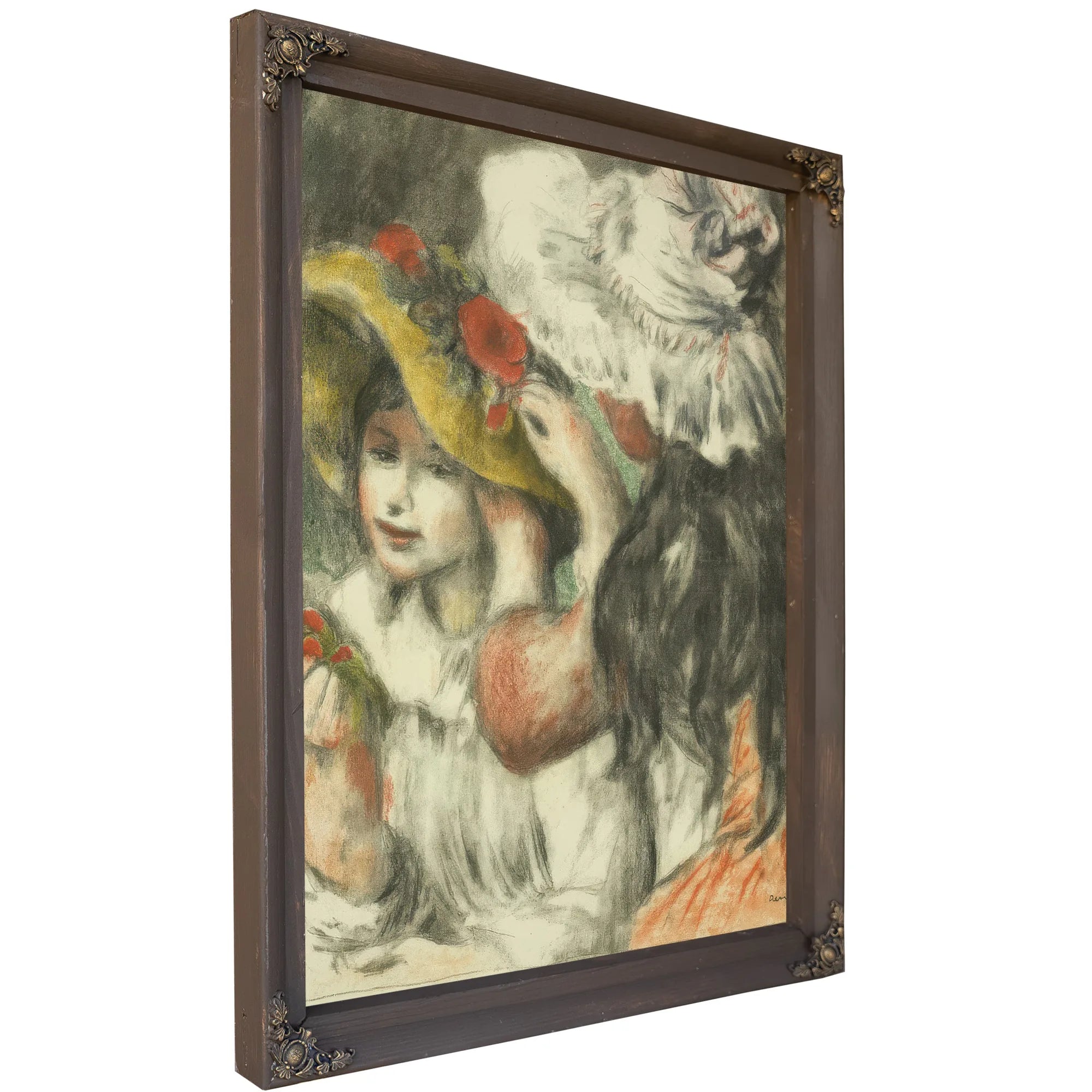 Le Chapeau Epingle 1 By Pierre Auguste Renoir Fine Art Print