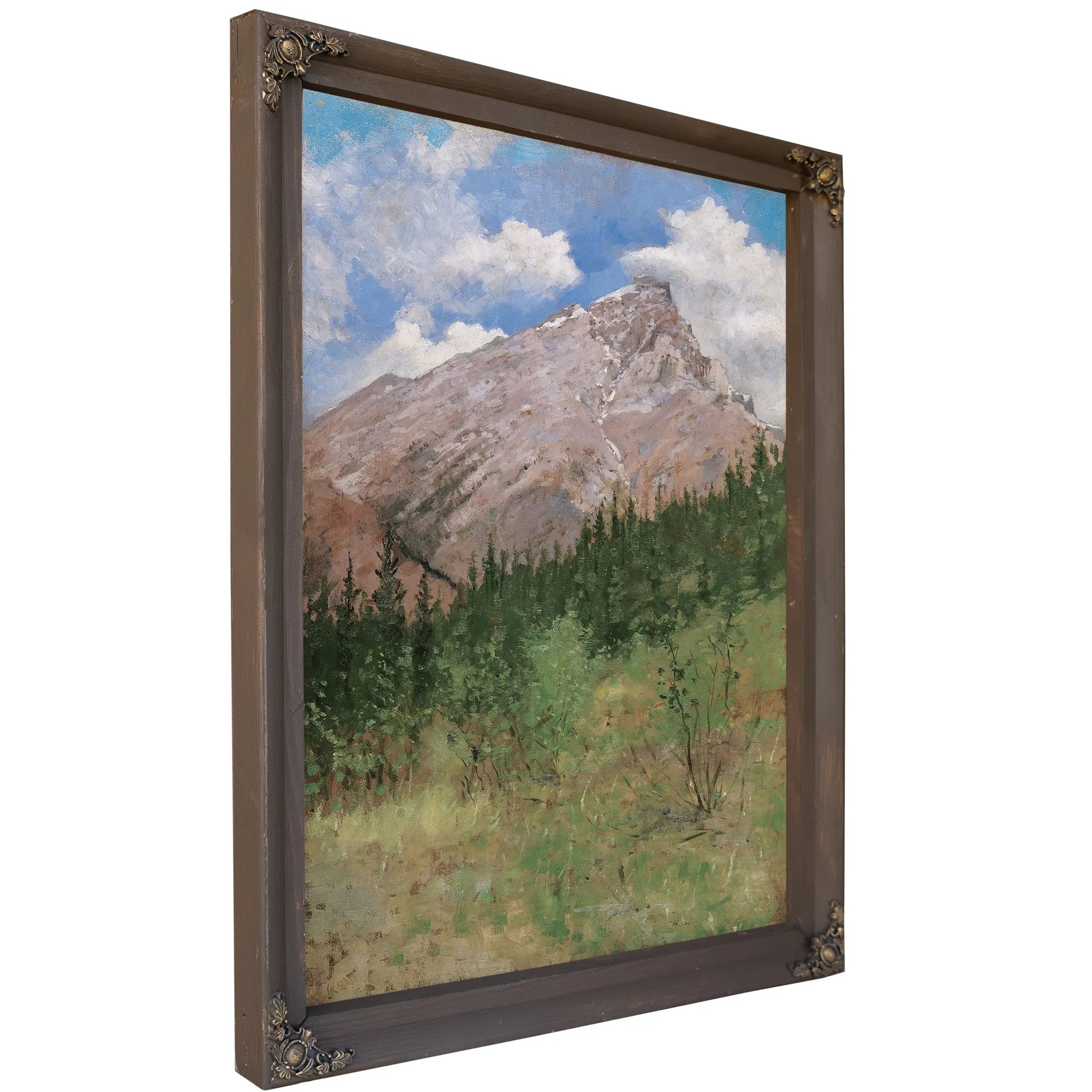 Banff Cascade Mountain by Frederic Remington