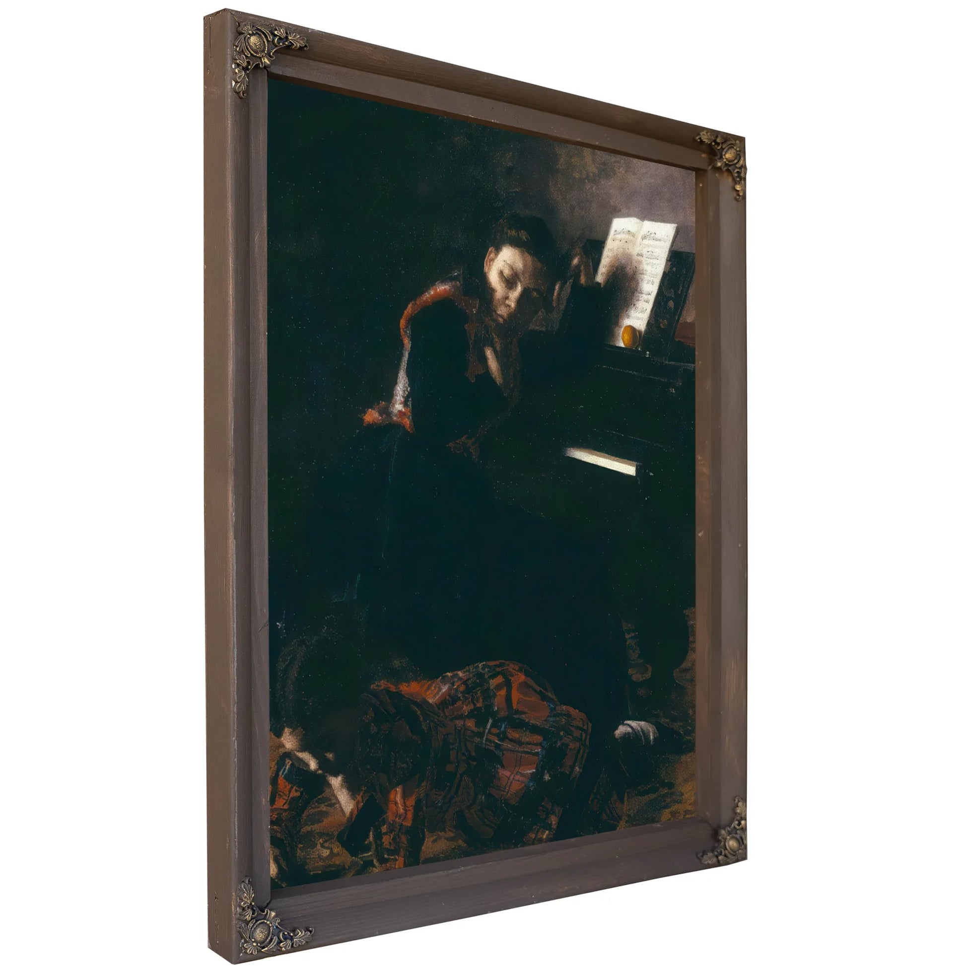 Home Scene By Thomas Eakins Fine Art Print