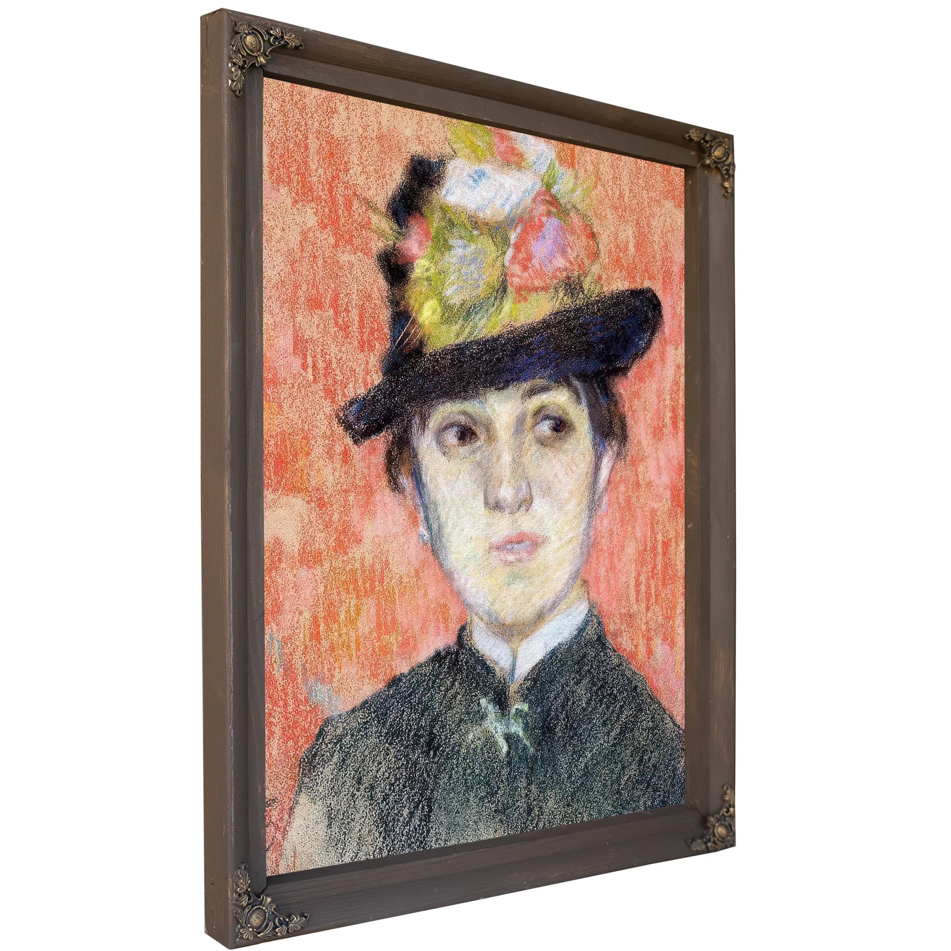Portrait Of Mademoiselle Manthey By Paul Gauguin Fine Art Print