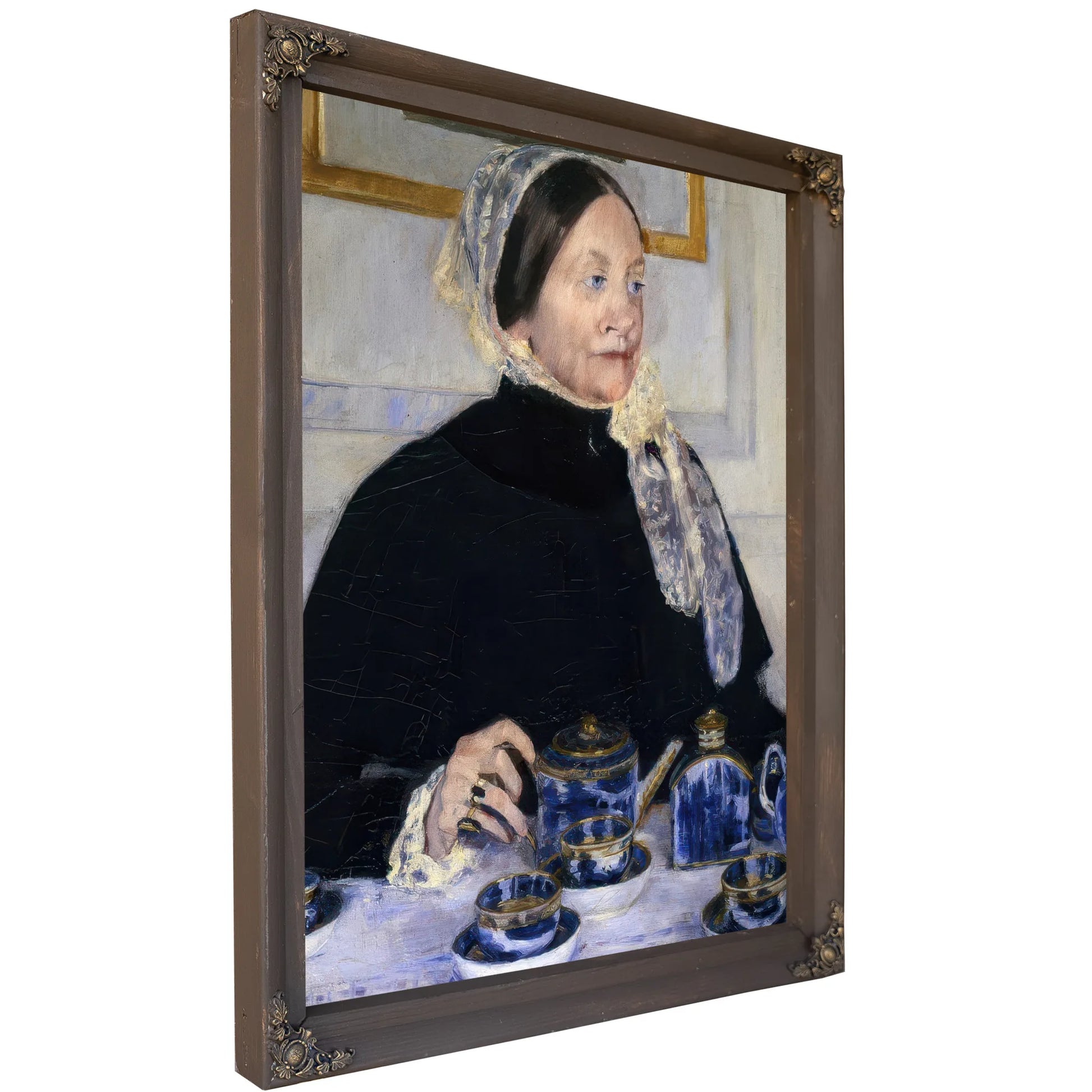 Lady At The Tea Table 2 By Mary Cassatt Fine Art Print