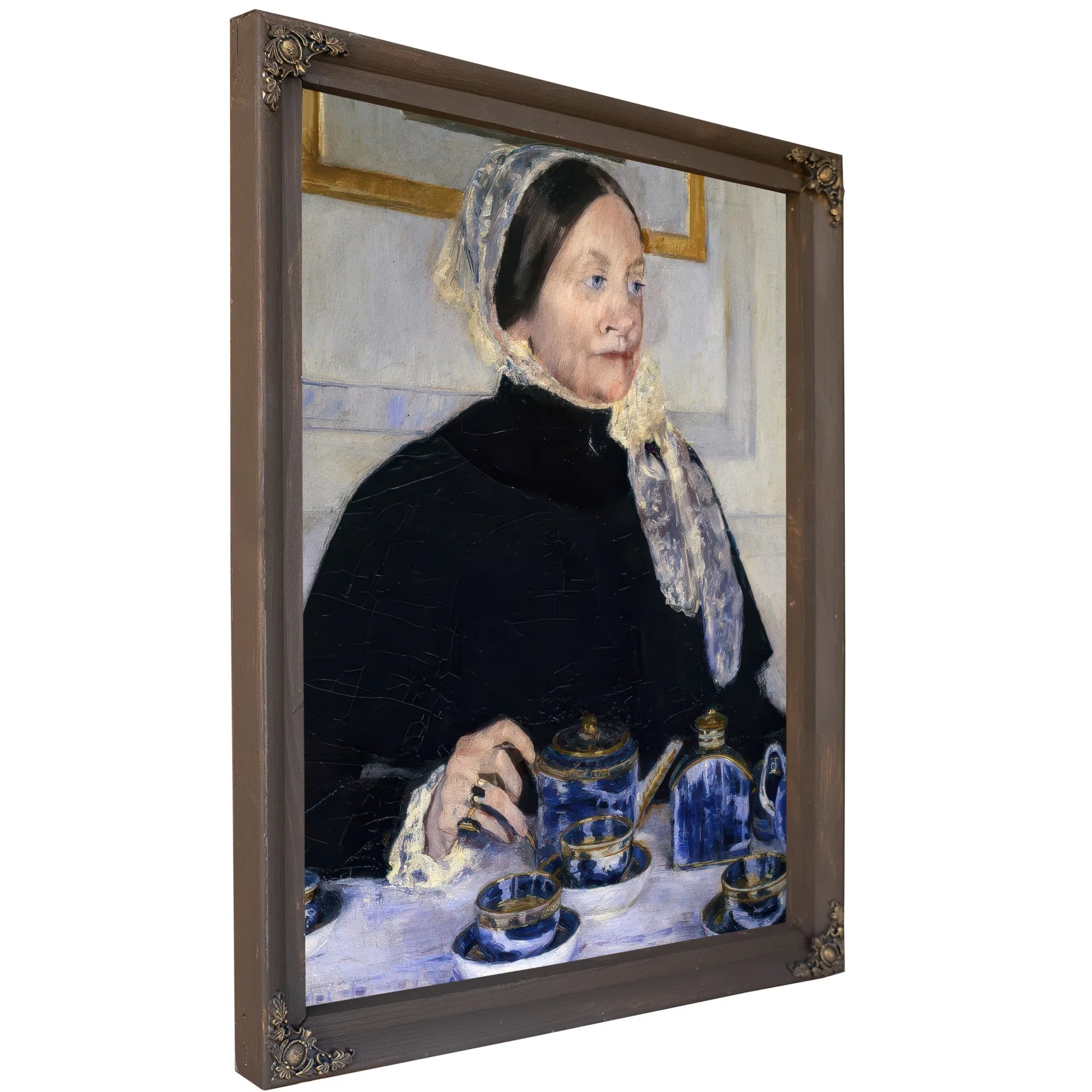 Lady At The Tea Table 2 By Mary Cassatt Fine Art Print
