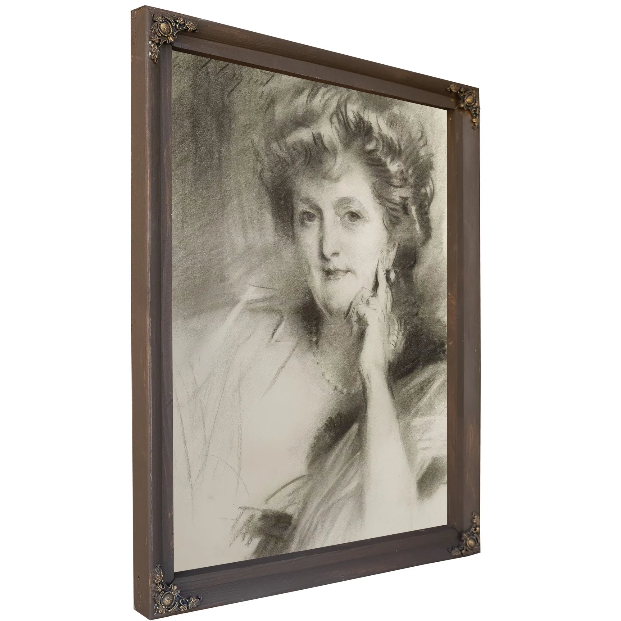 Portrait Of A Woman By John Singer Sargent Fine Art Print