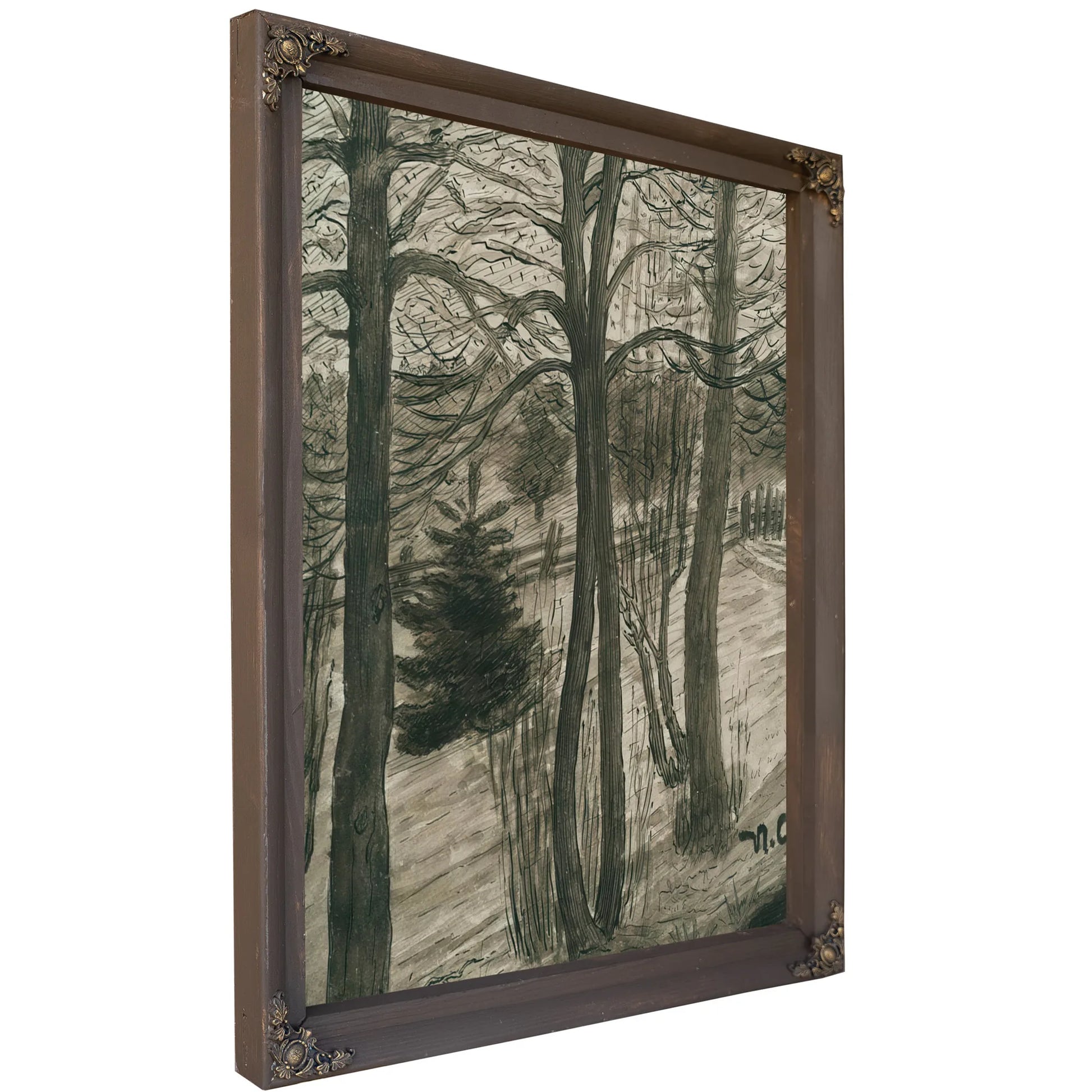 Naked Trees By Nicolai Astrup Fine Art Print