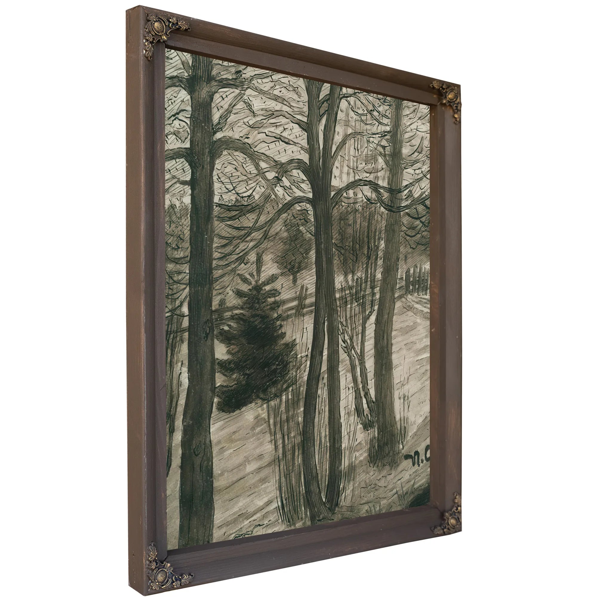 Naked Trees By Nicolai Astrup Fine Art Print