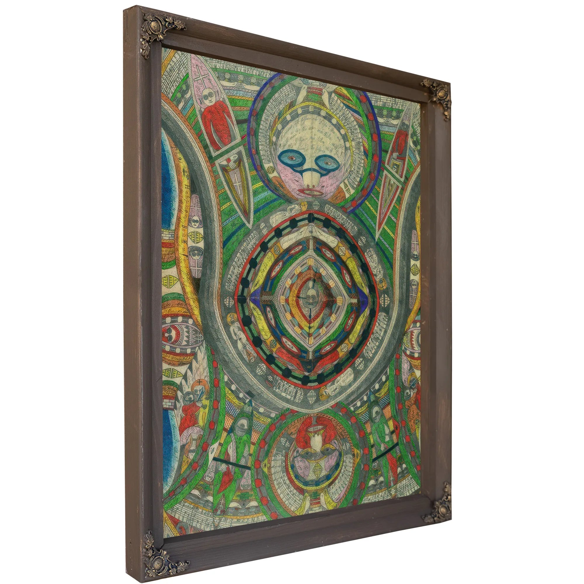 Giant City Band Wald Hall 1911 By Adolf Wolfli Fine Art Print