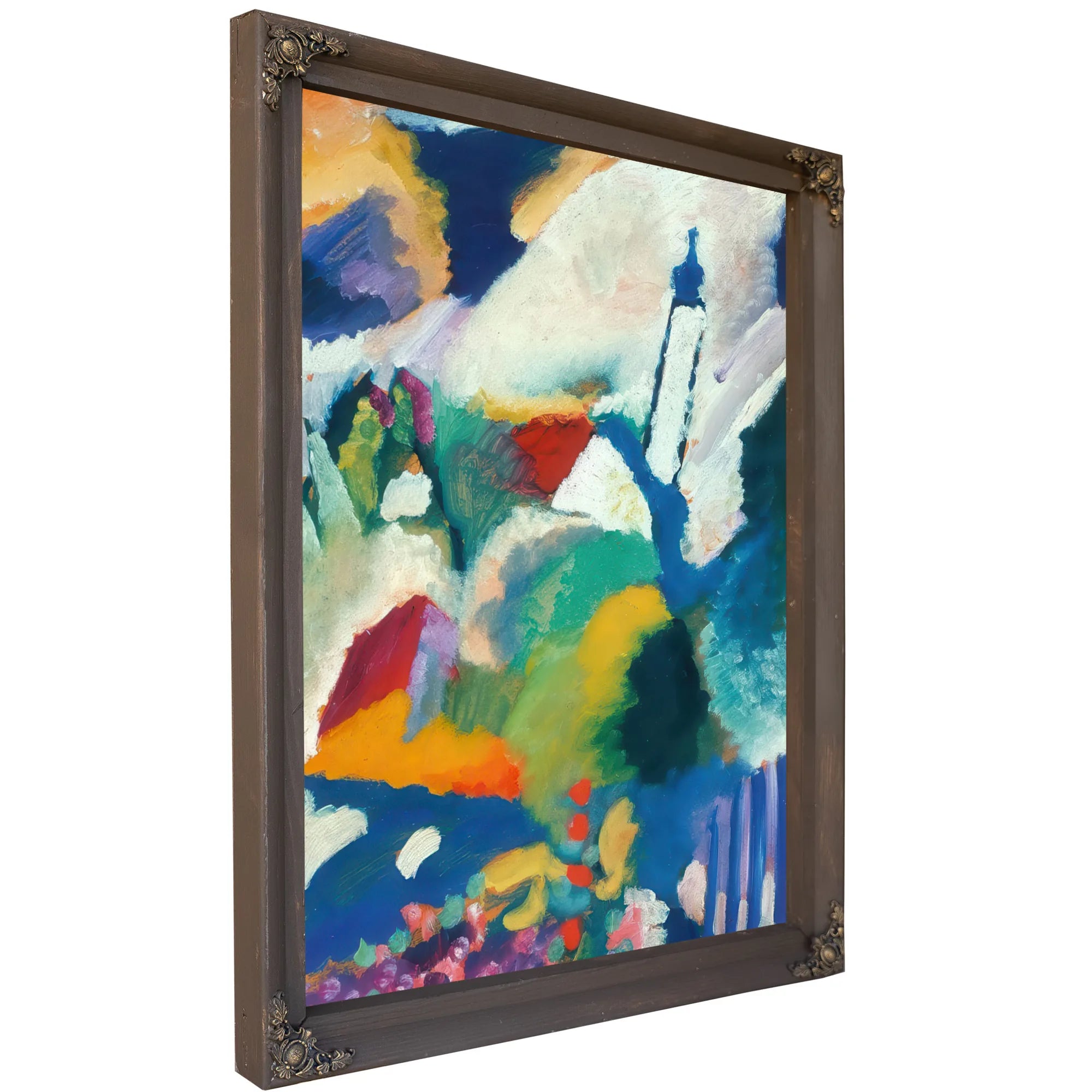 Church In Murnau By Wassily Kandinsky Fine Art Print