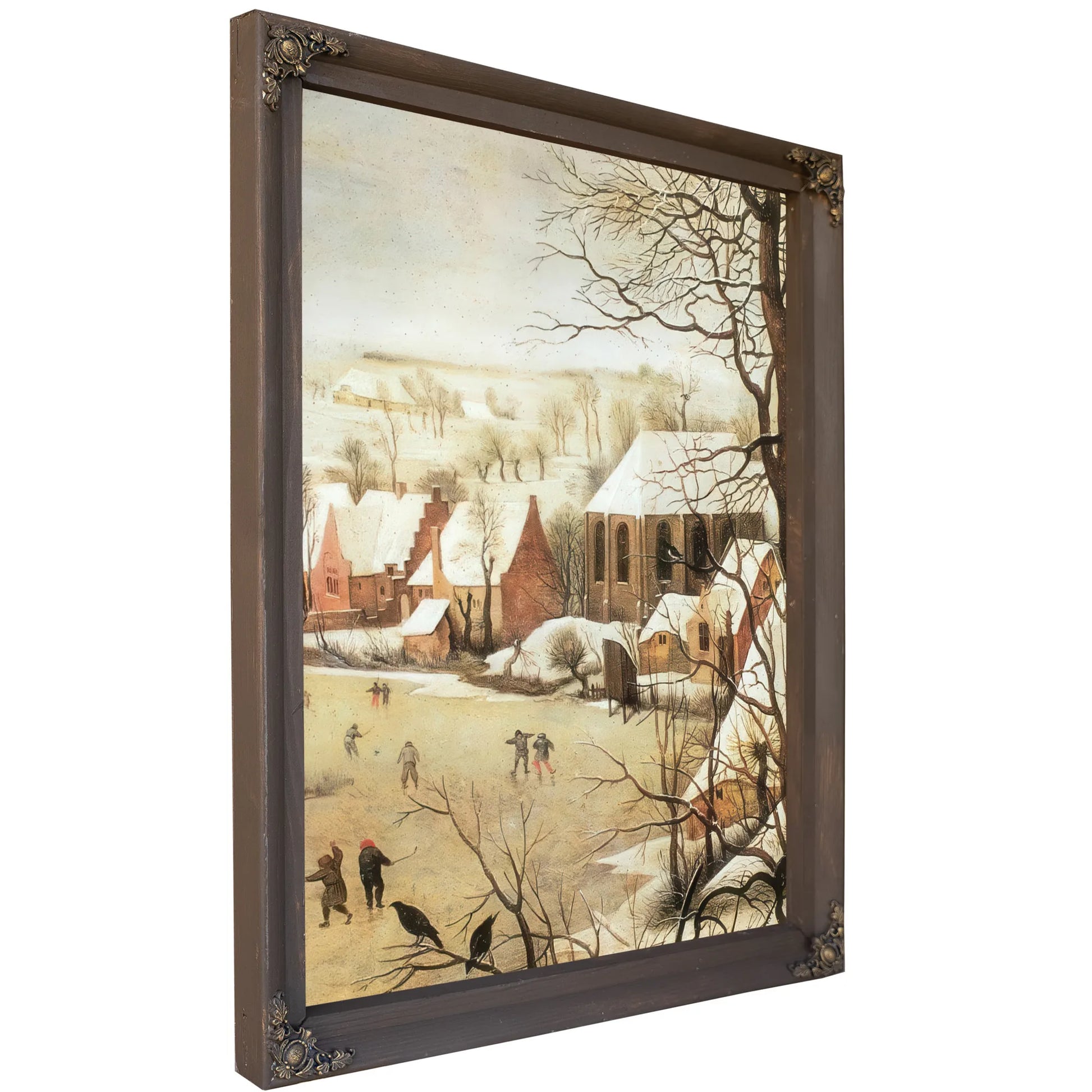 Winter Landscape With A Bird Trap 2 1565 By Pieter Bruegel Fine Art Print