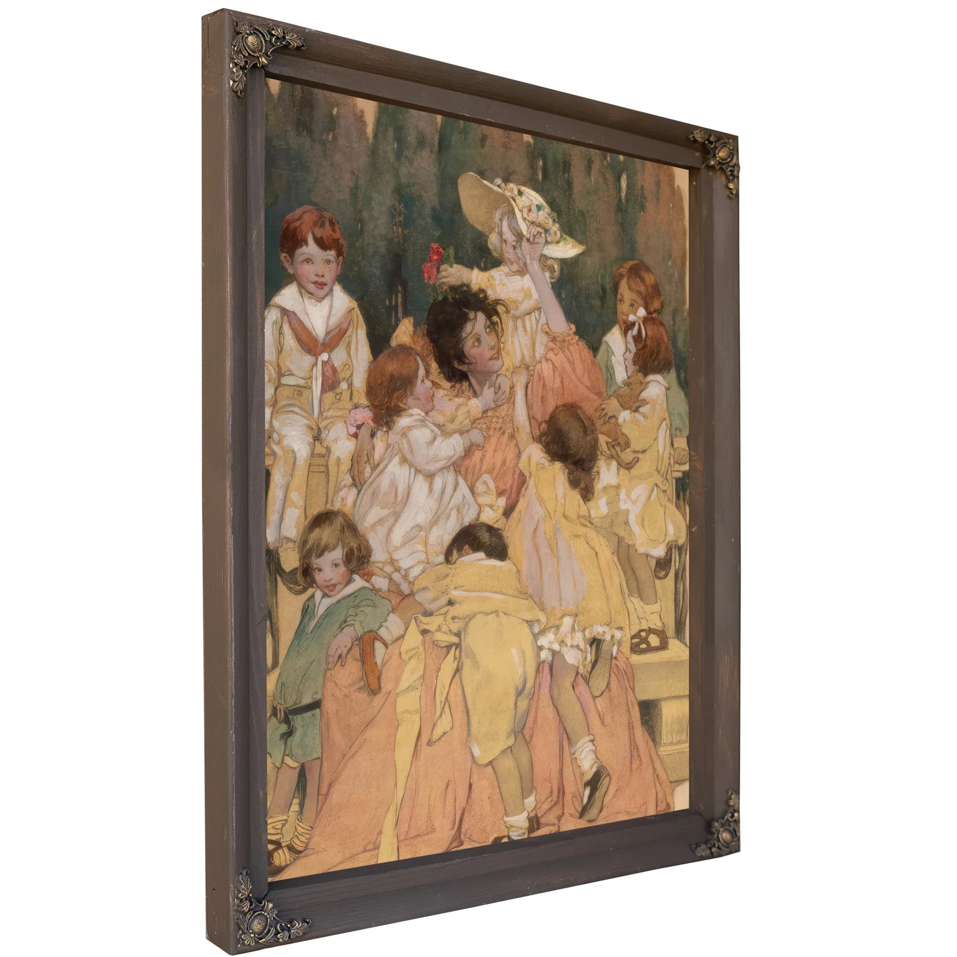 A Childs Garden Of Verses Book Illustration 1905 By Jessie Willcox Smith Fine Art Print