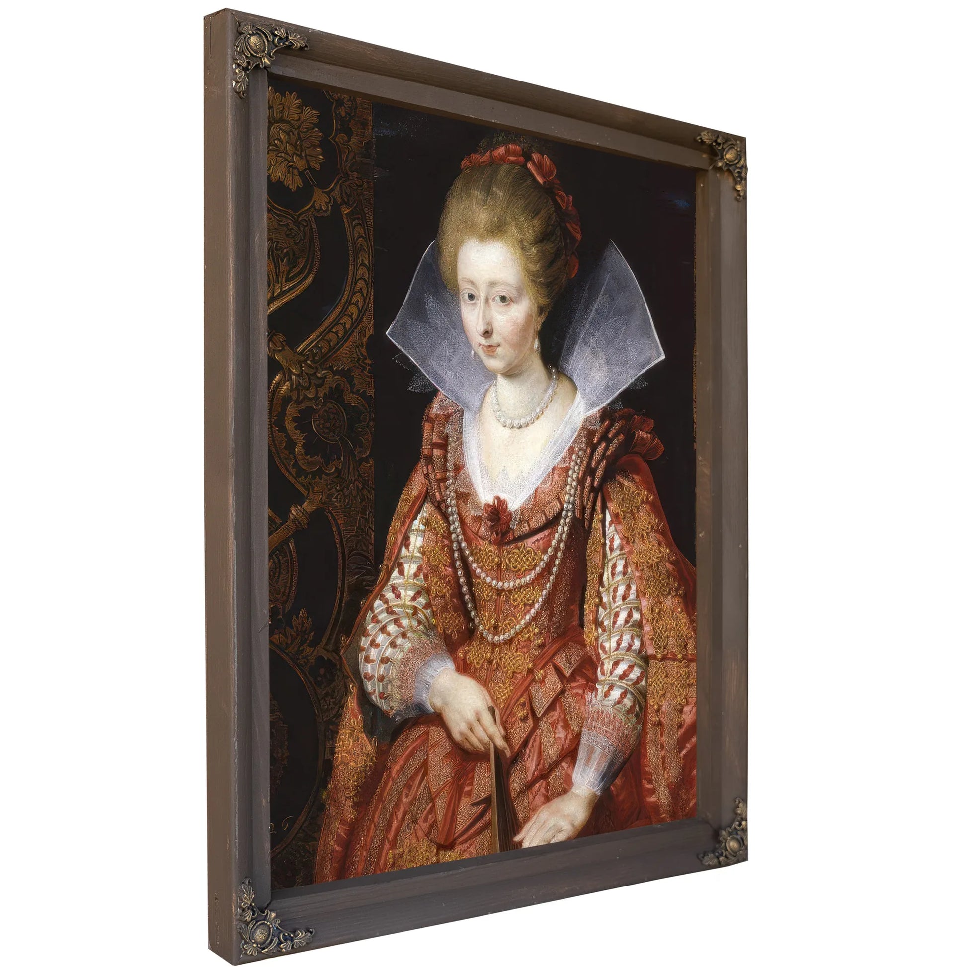 Portrait Of Charlotte Marguerite De Montmorency Princess Of Conde By Peter Paul Rubens Fine Art Print