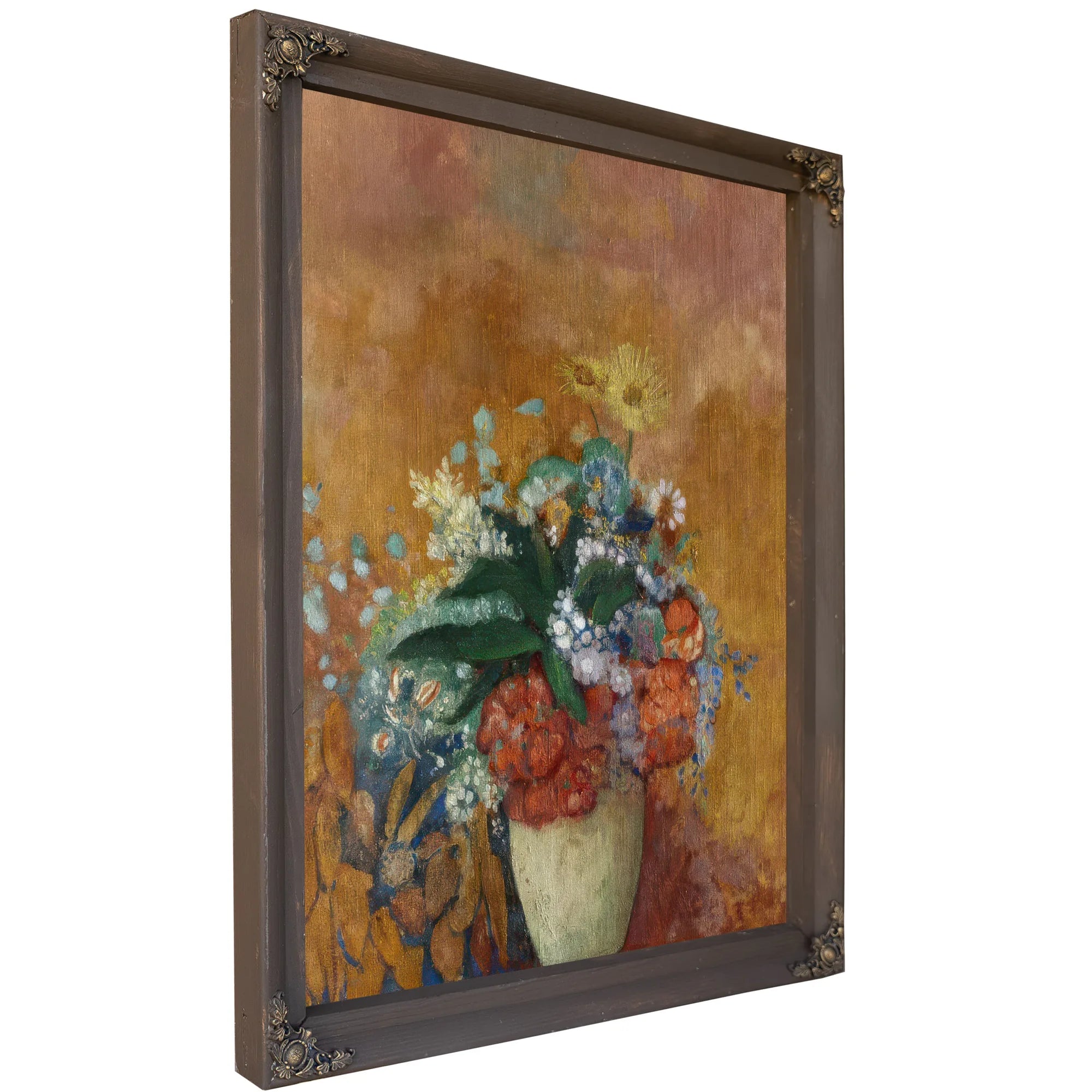 Vase Of Flowers 1 By Odilon Redon Fine Art Print