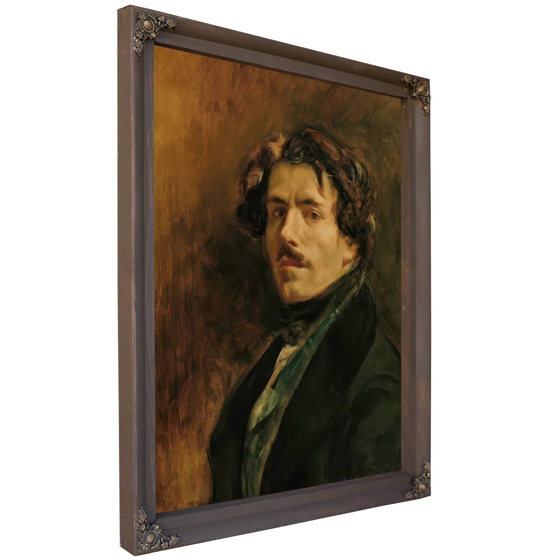 Self Portrait By Ferdinand Victor Eugene Delacroix Fine Art Print