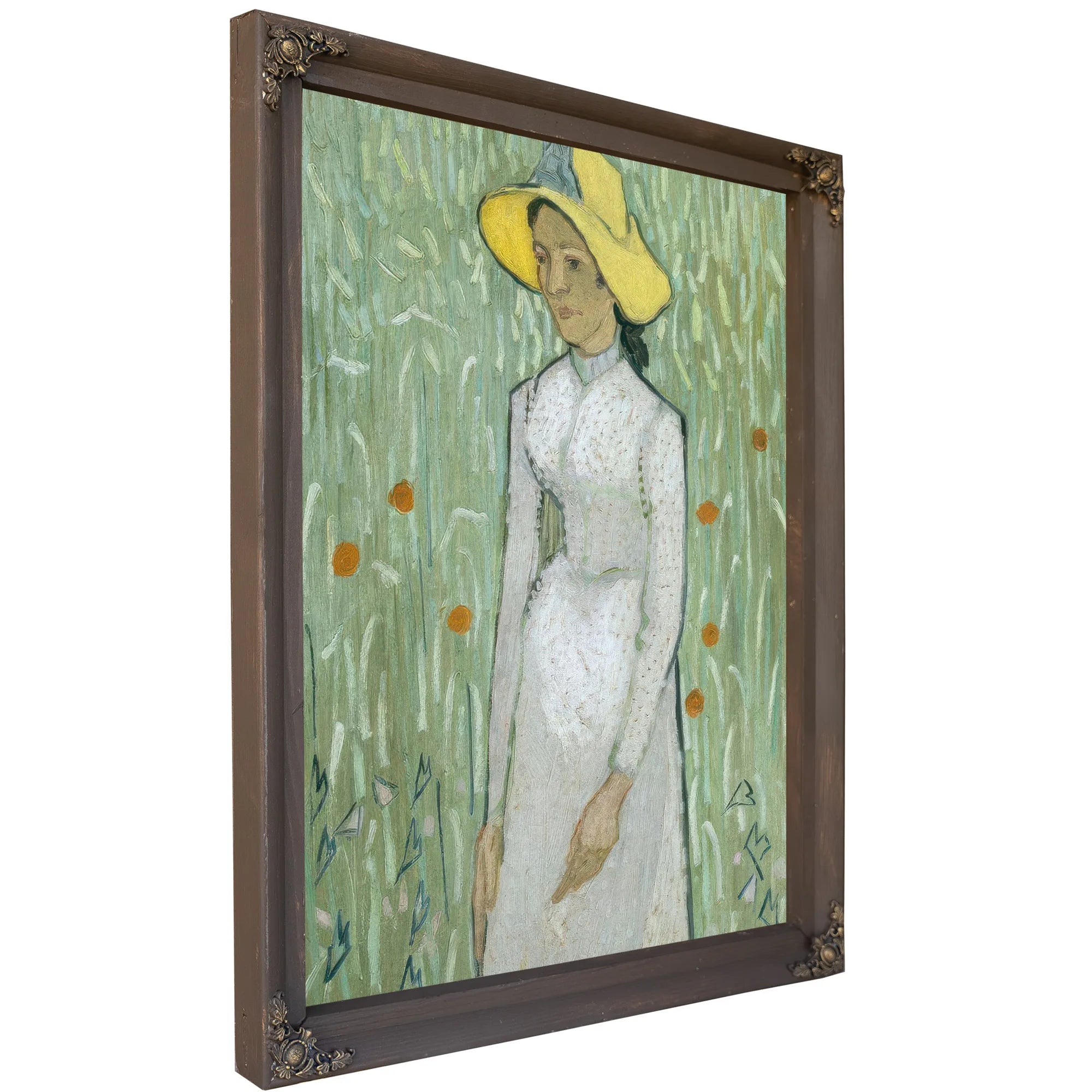 Girl In White By Vincent Van Gogh Fine Art Print