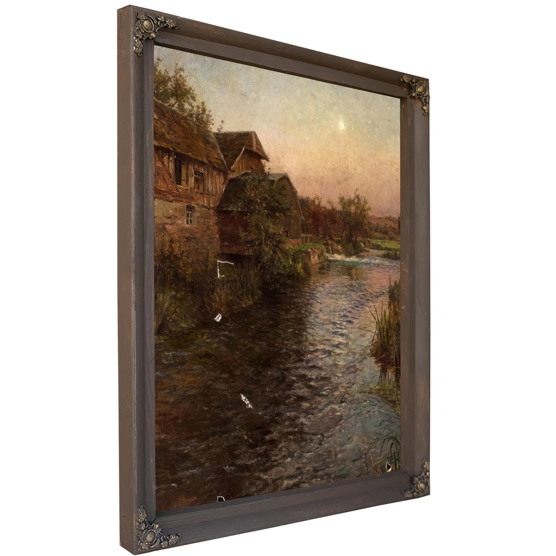 Mill In Moonlight By Louis Aston Knight Fine Art Print