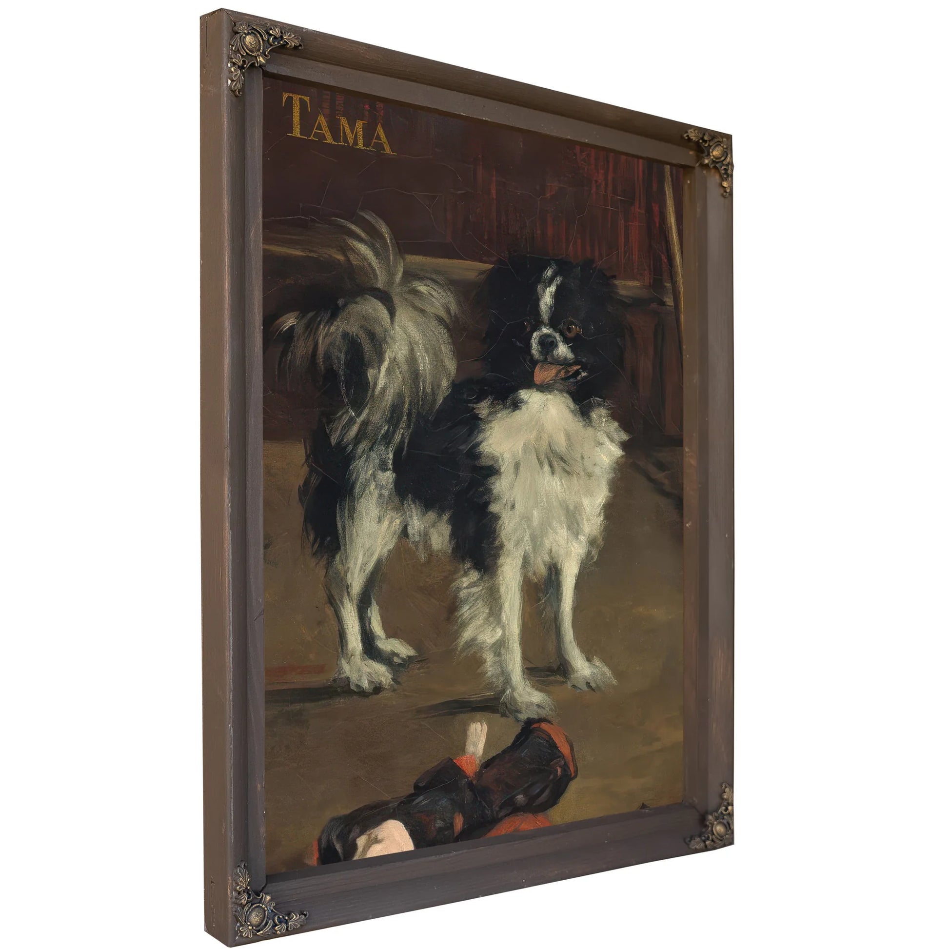 Tama, The Japanese Dog By Edouard Manet Fine Art Print