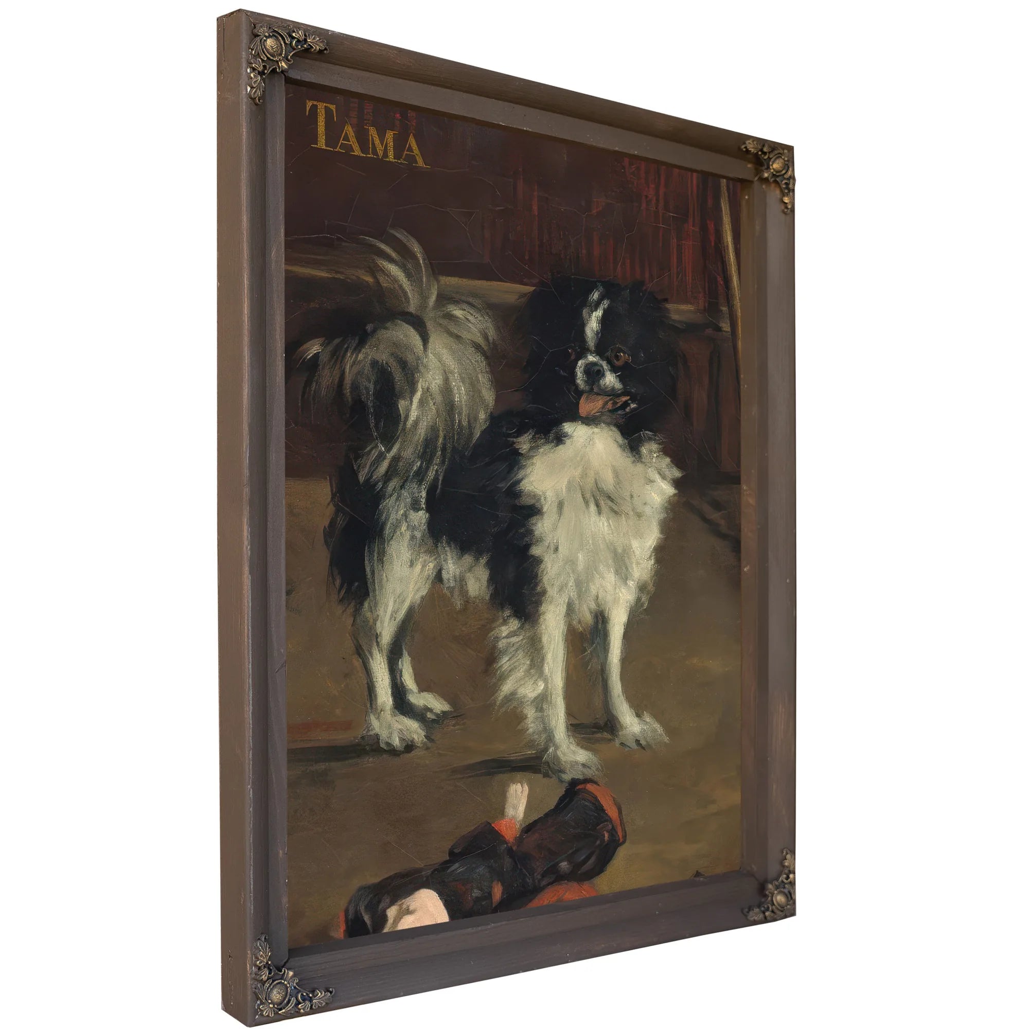 Tama, The Japanese Dog By Edouard Manet Fine Art Print
