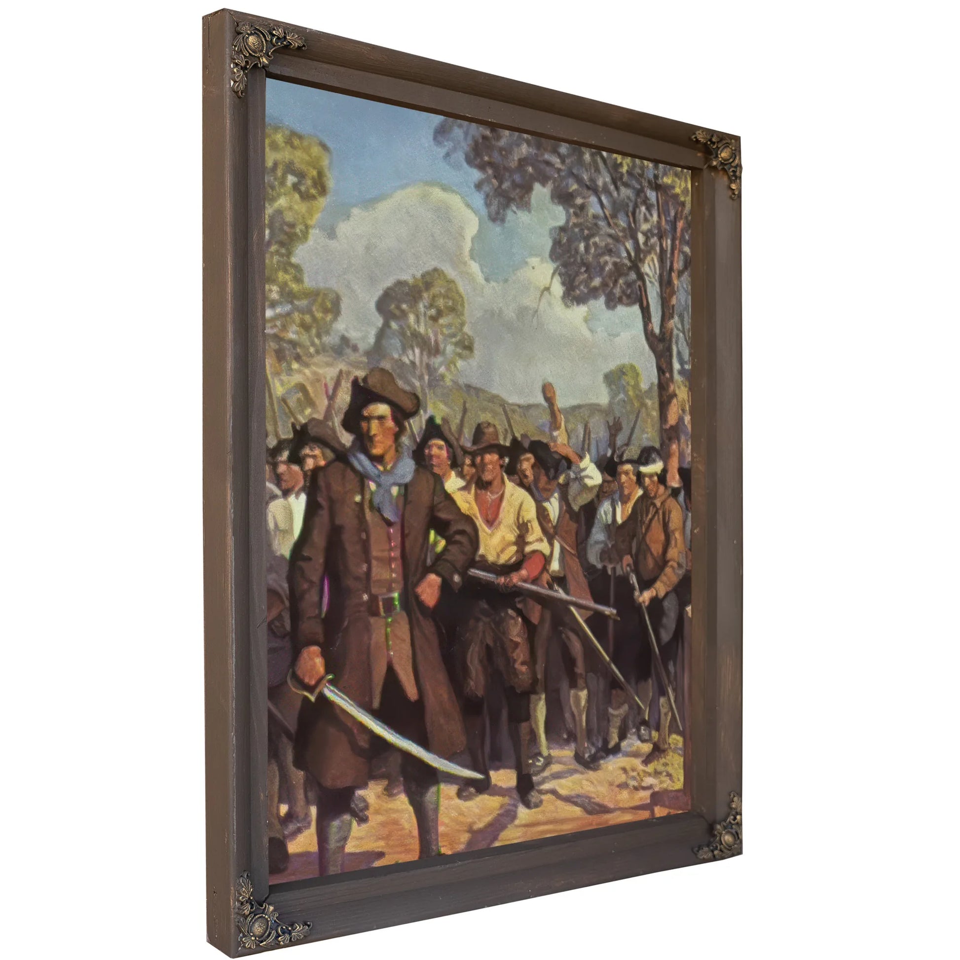 Bank Holiday Posters By NC Wyeth Fine Art Print