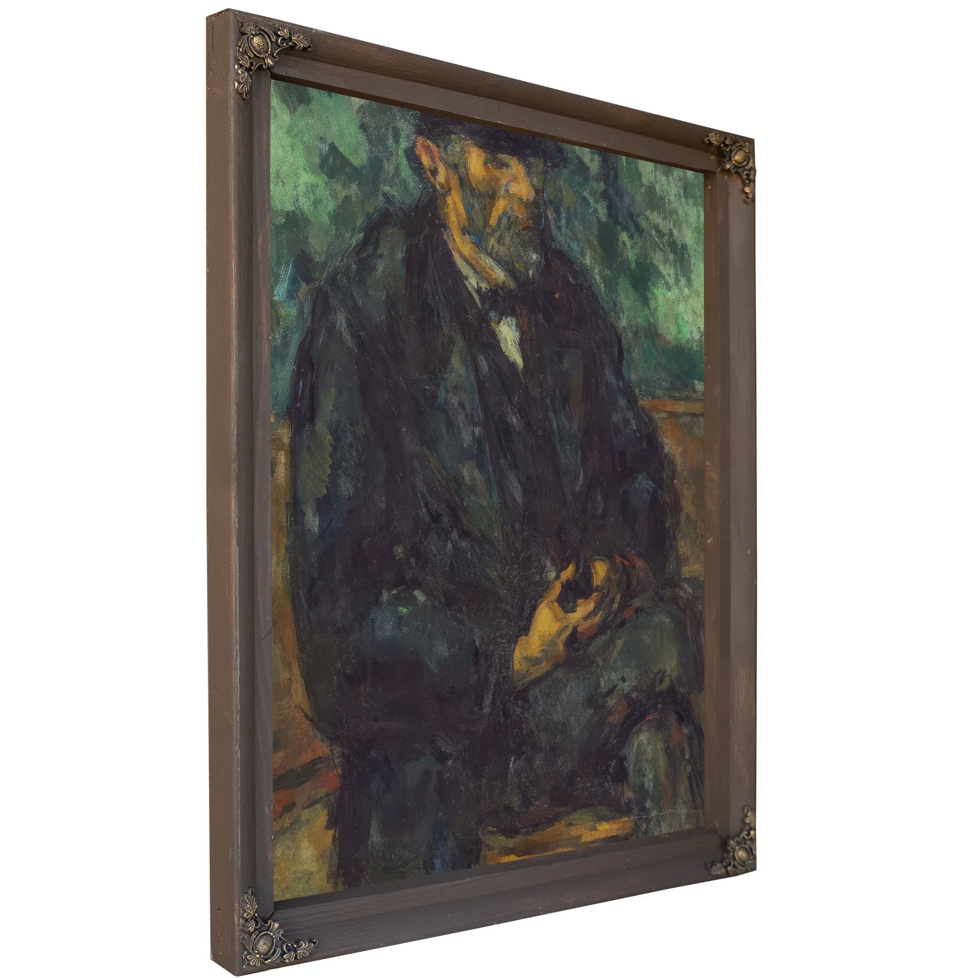 The Gardener Vallier By Paul Cezanne Fine Art Print