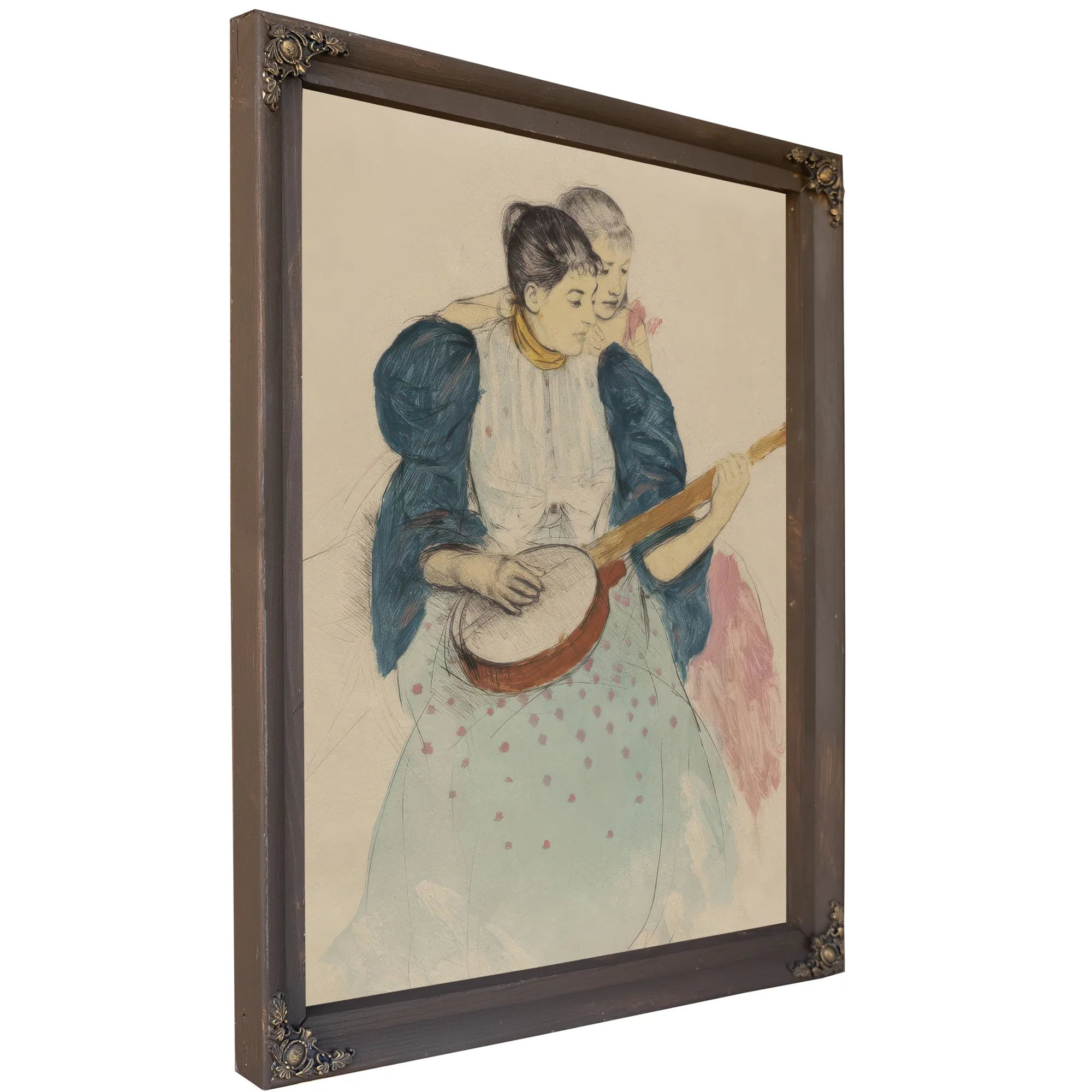 The Banjo Lesson By Mary Cassatt Fine Art Print
