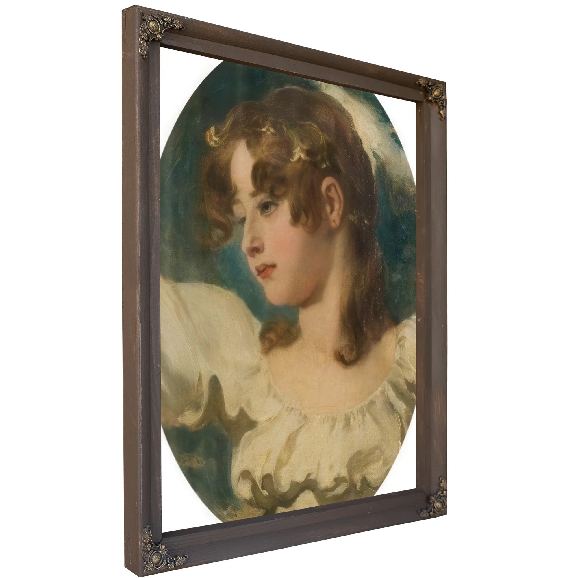 Innocence Head Of A Young Girl By William Etty Fine Art Print