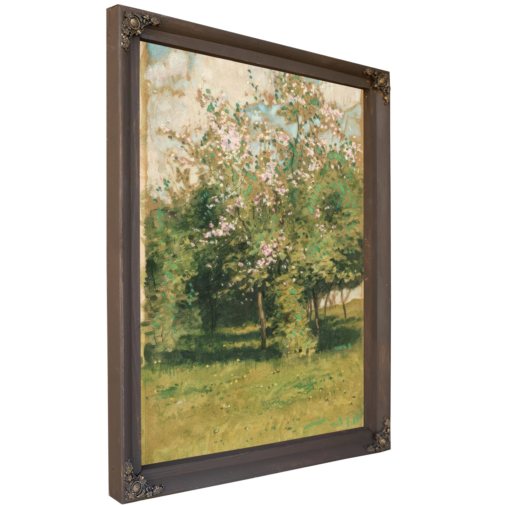 Blossoming Trees By Childe Hassam Fine Art Print