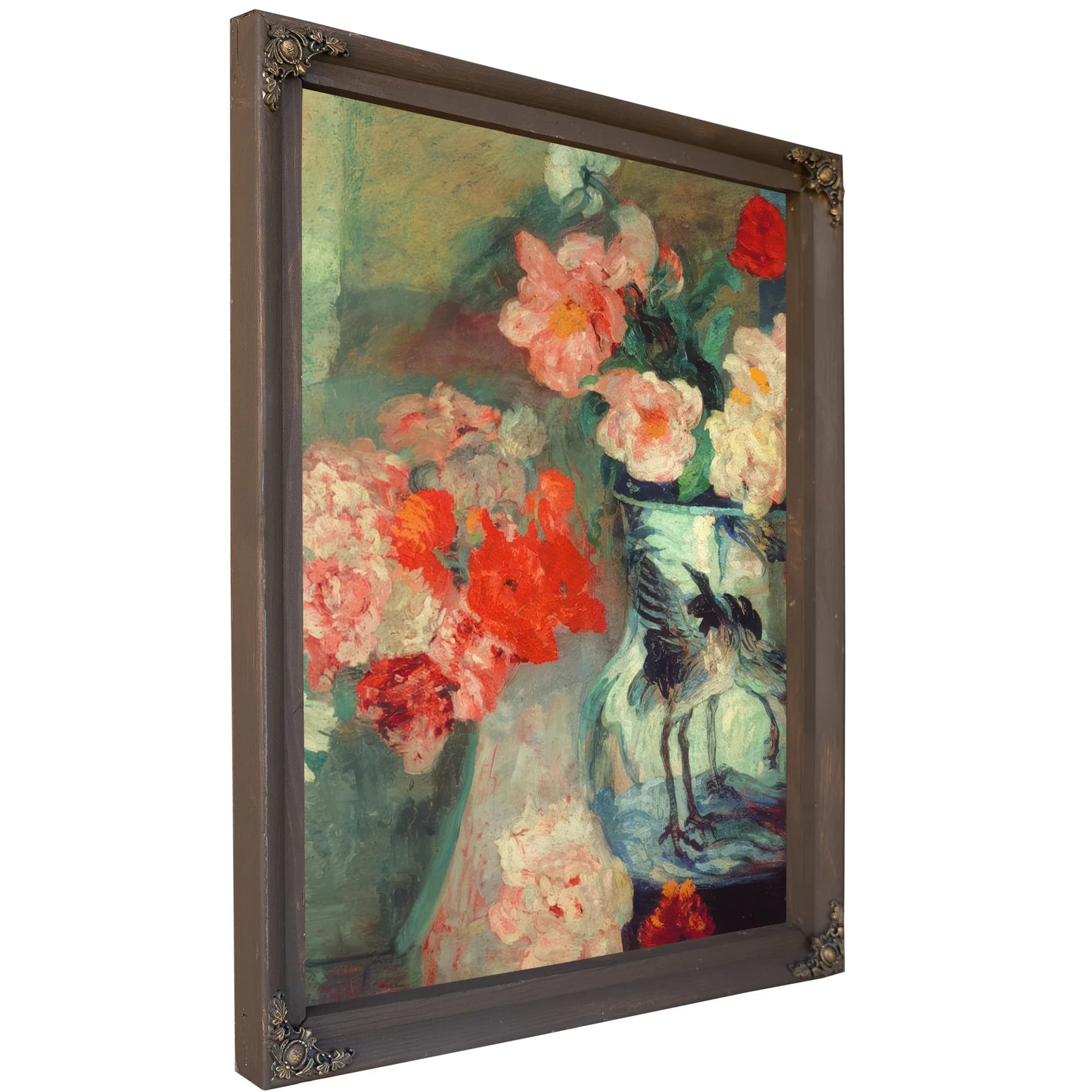 Peonies And Poppies By James Ensor Fine Art Print