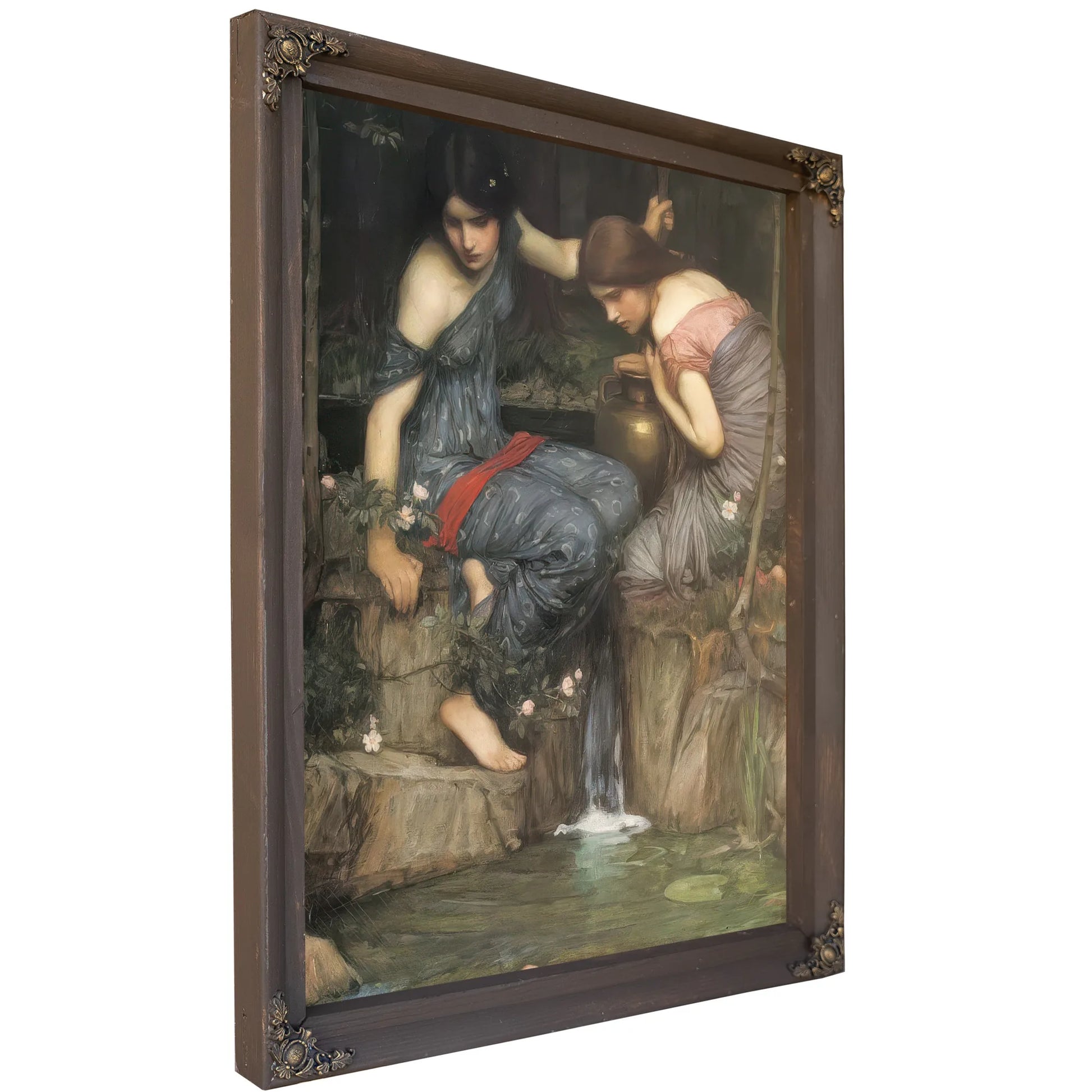 Nymphs Finding The Head Of Orpheus By John Waterhouse Fine Art Print