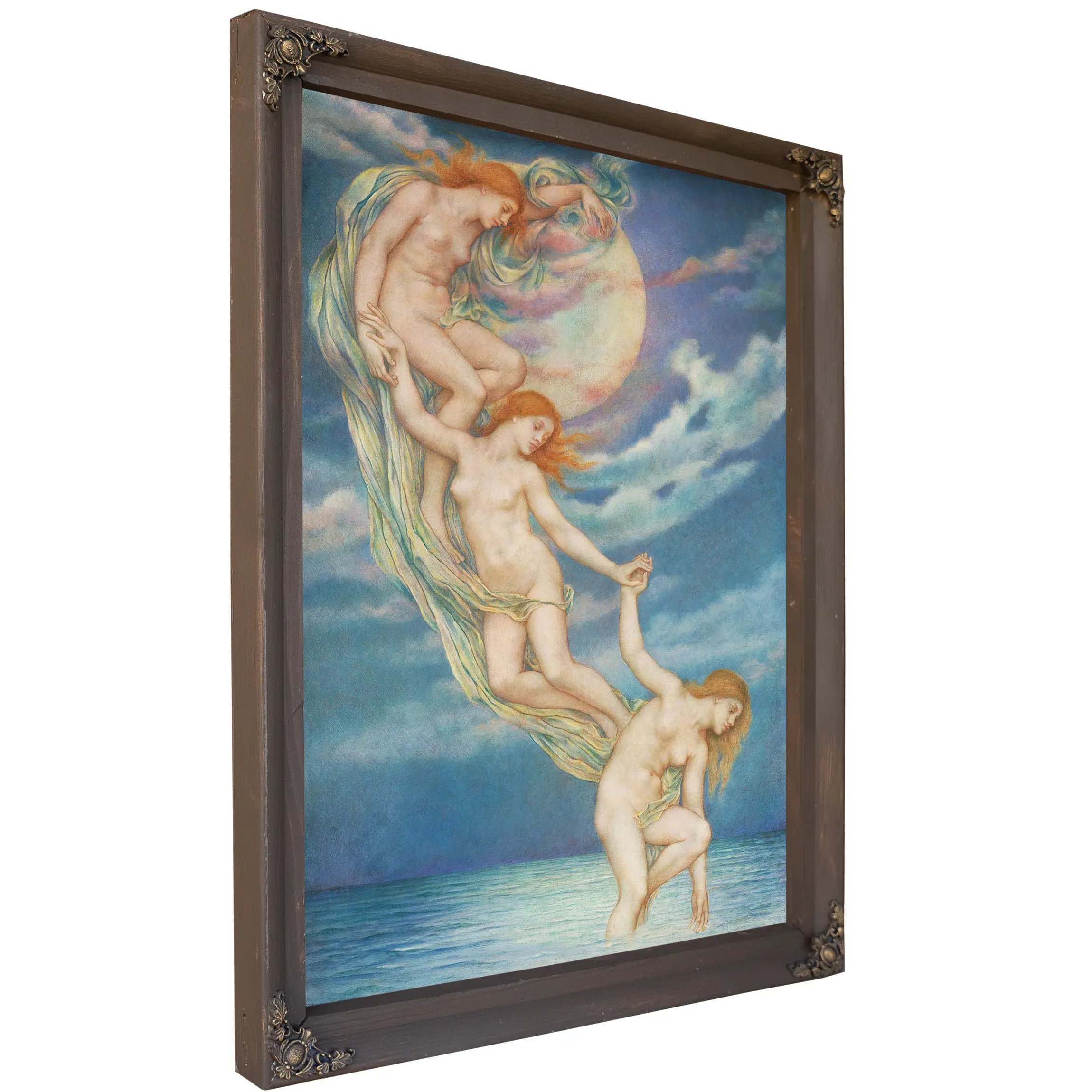 Moonbeams Dipping Into The Sea by Evelyn De Morgan