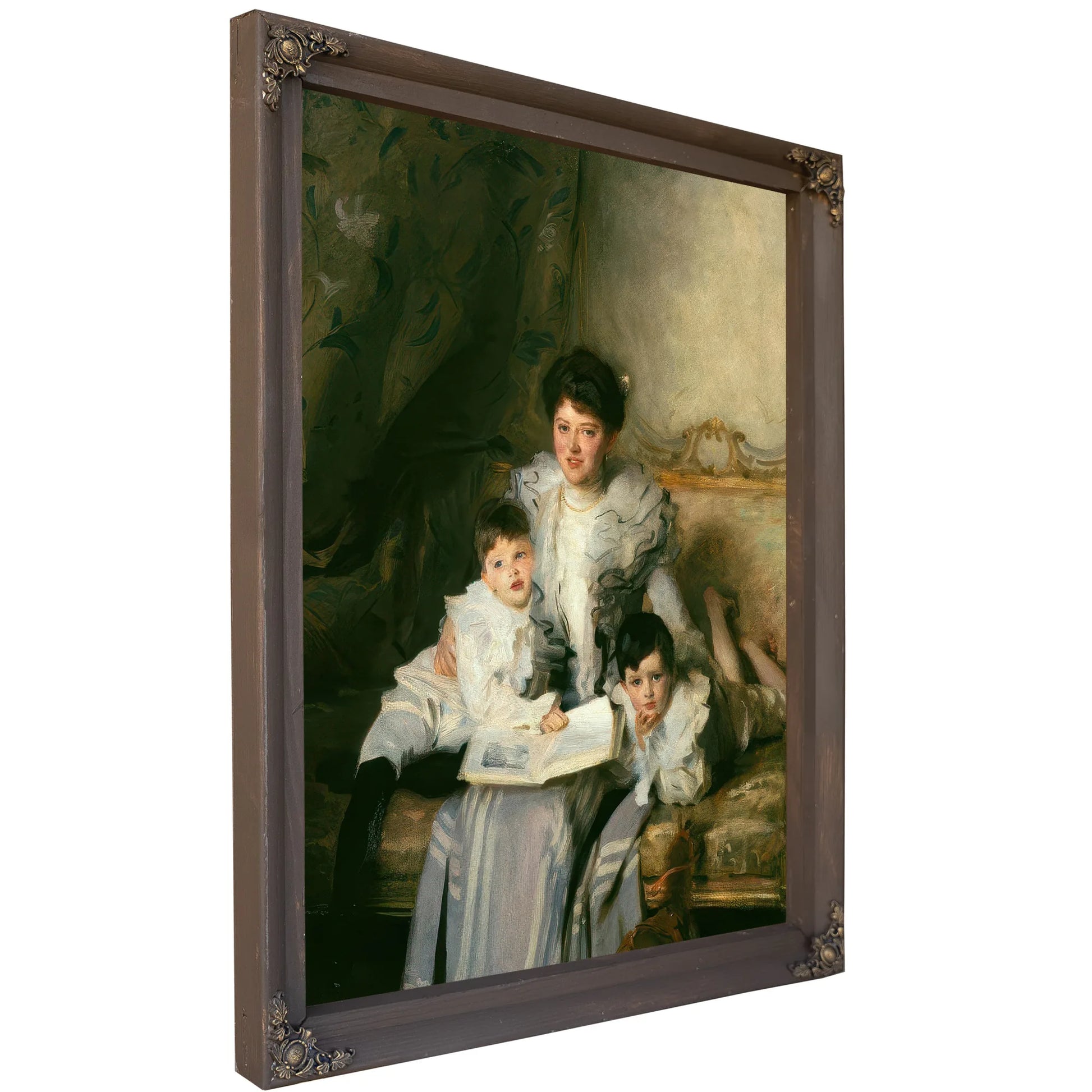 Mrs Knowles And Her Children By John Singer Sargent Fine Art Print