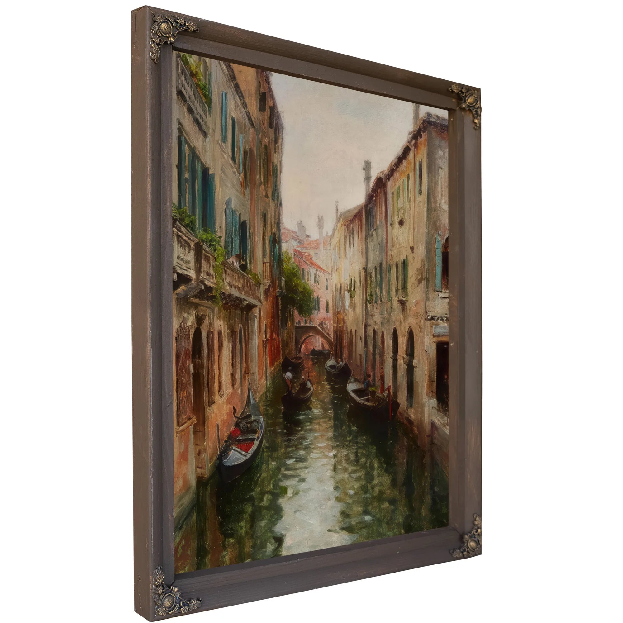 Rio St. Aponal, Venice By Louis Aston Knight Fine Art Print