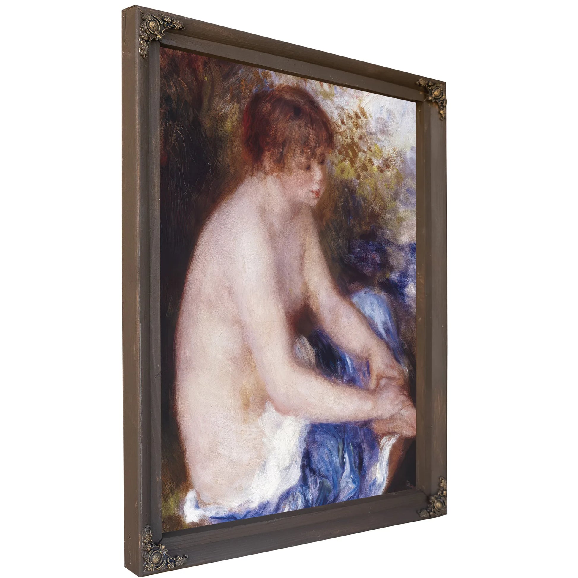 Petite Nu Bleu (Little Blue Nude) By Pierre Auguste Renoir Fine Art Print