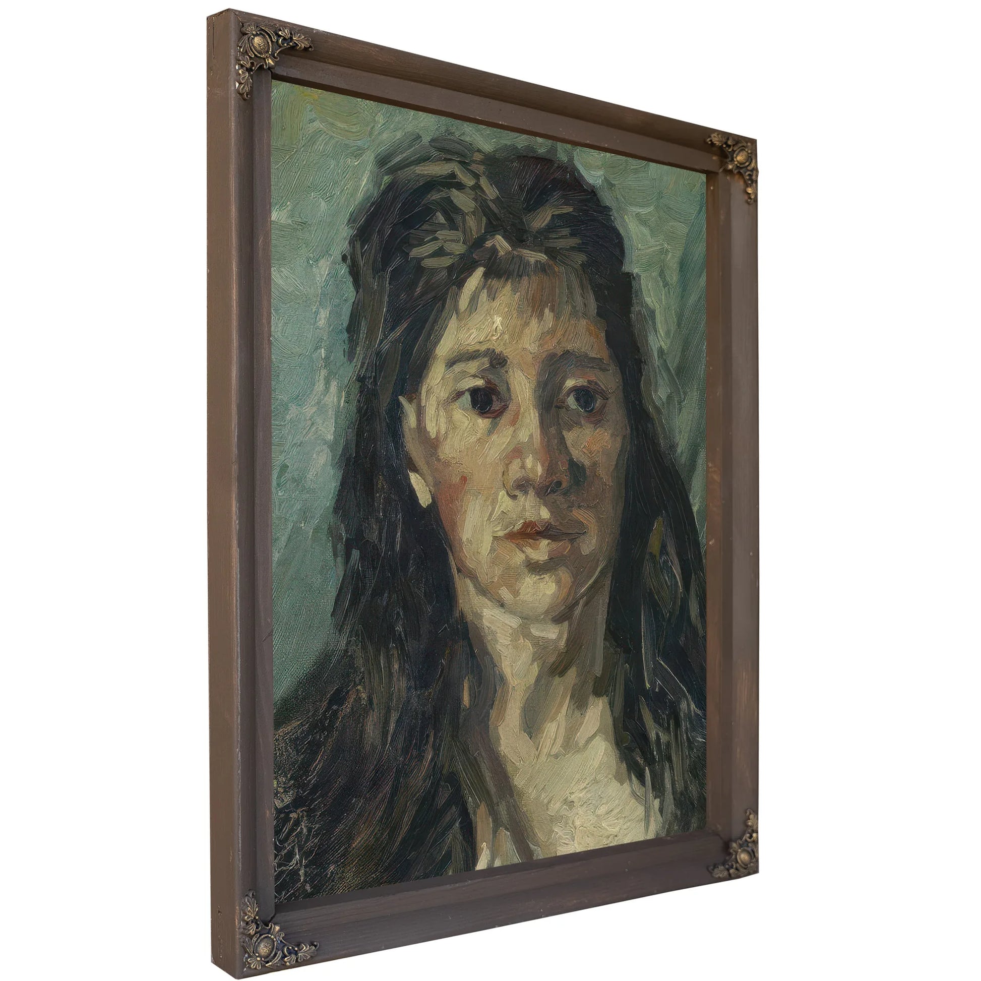 Head Of A Prostitute By Vincent Van Gogh Fine Art Print