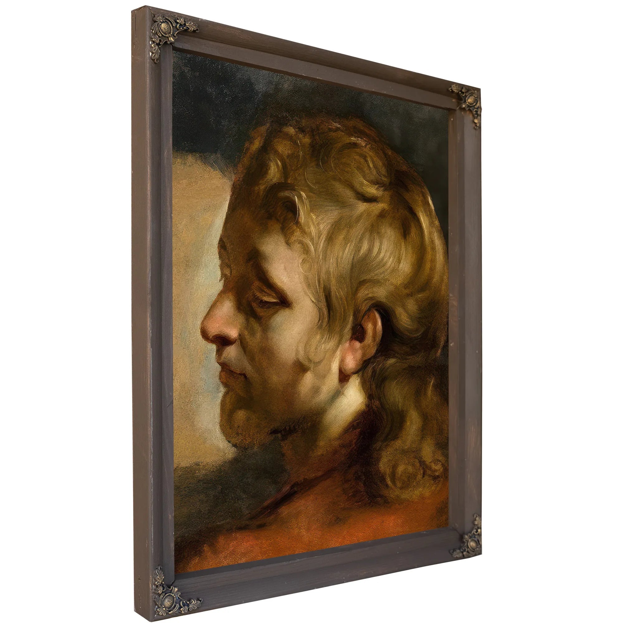 Study For Head Of Saint John The Evangelist 2 By Peter Paul Rubens Fine Art Print