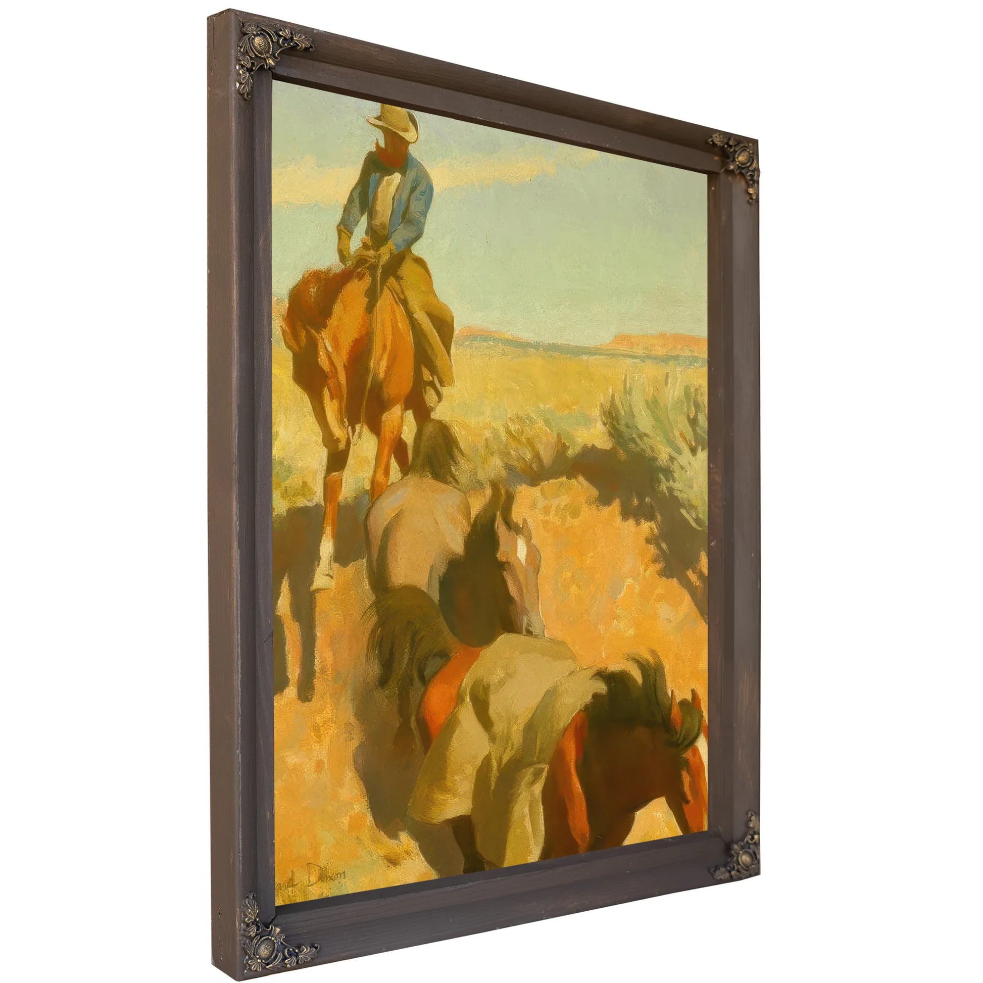 Cut Bank Tuscon By Maynard Dixon Fine Art Print