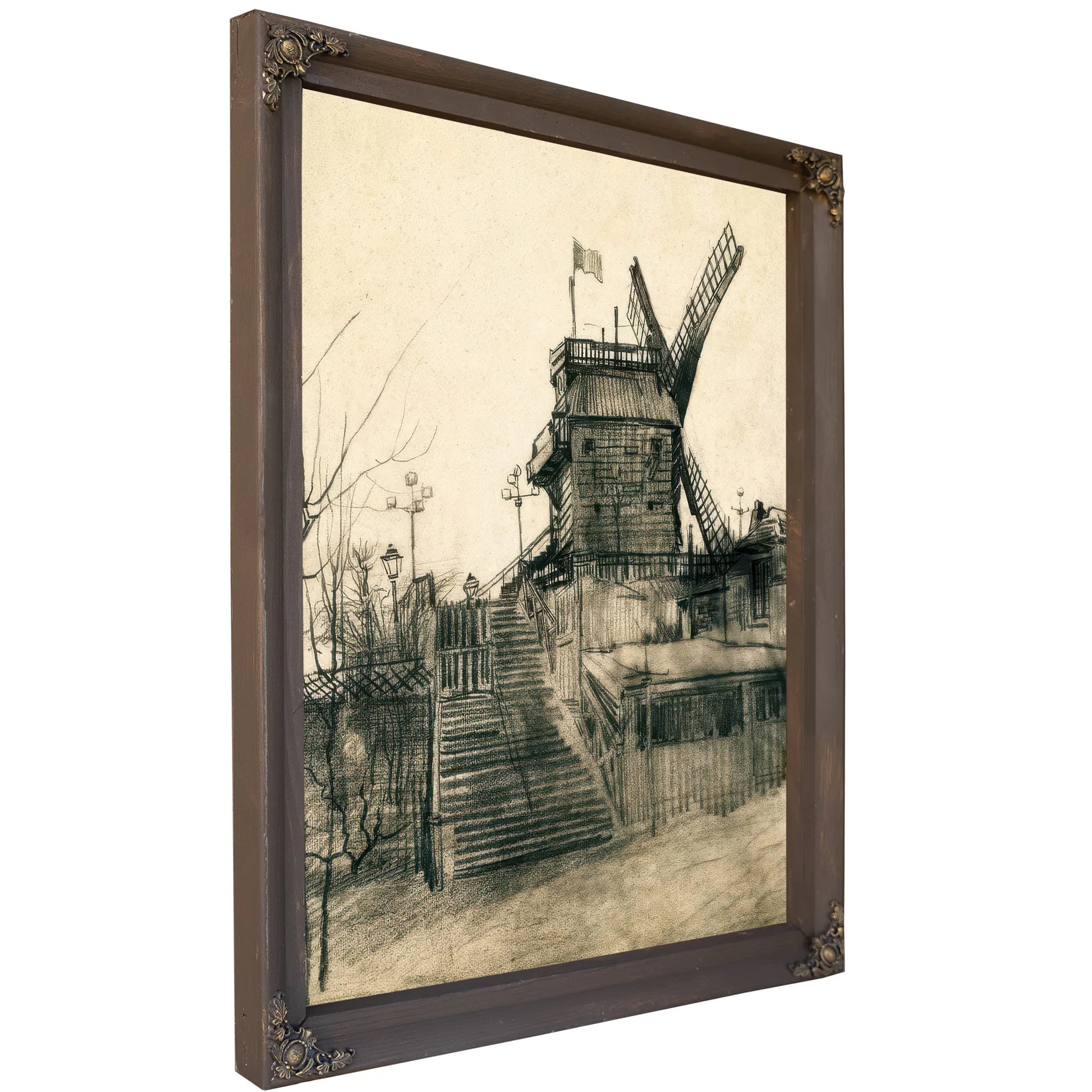 Moulin De La Galette By Vincent Van Gogh Fine Art Print